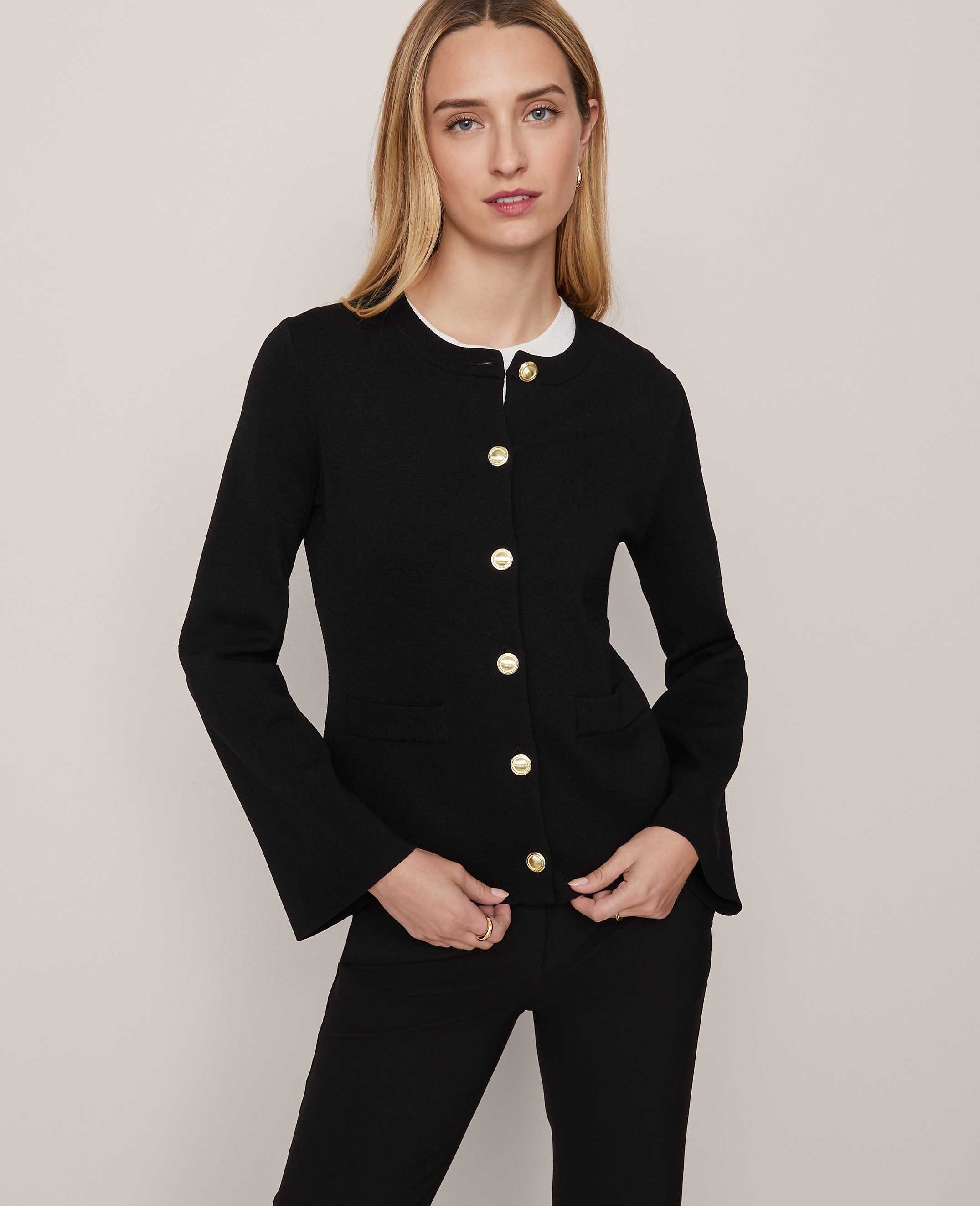 Flare Sleeve Cardigan