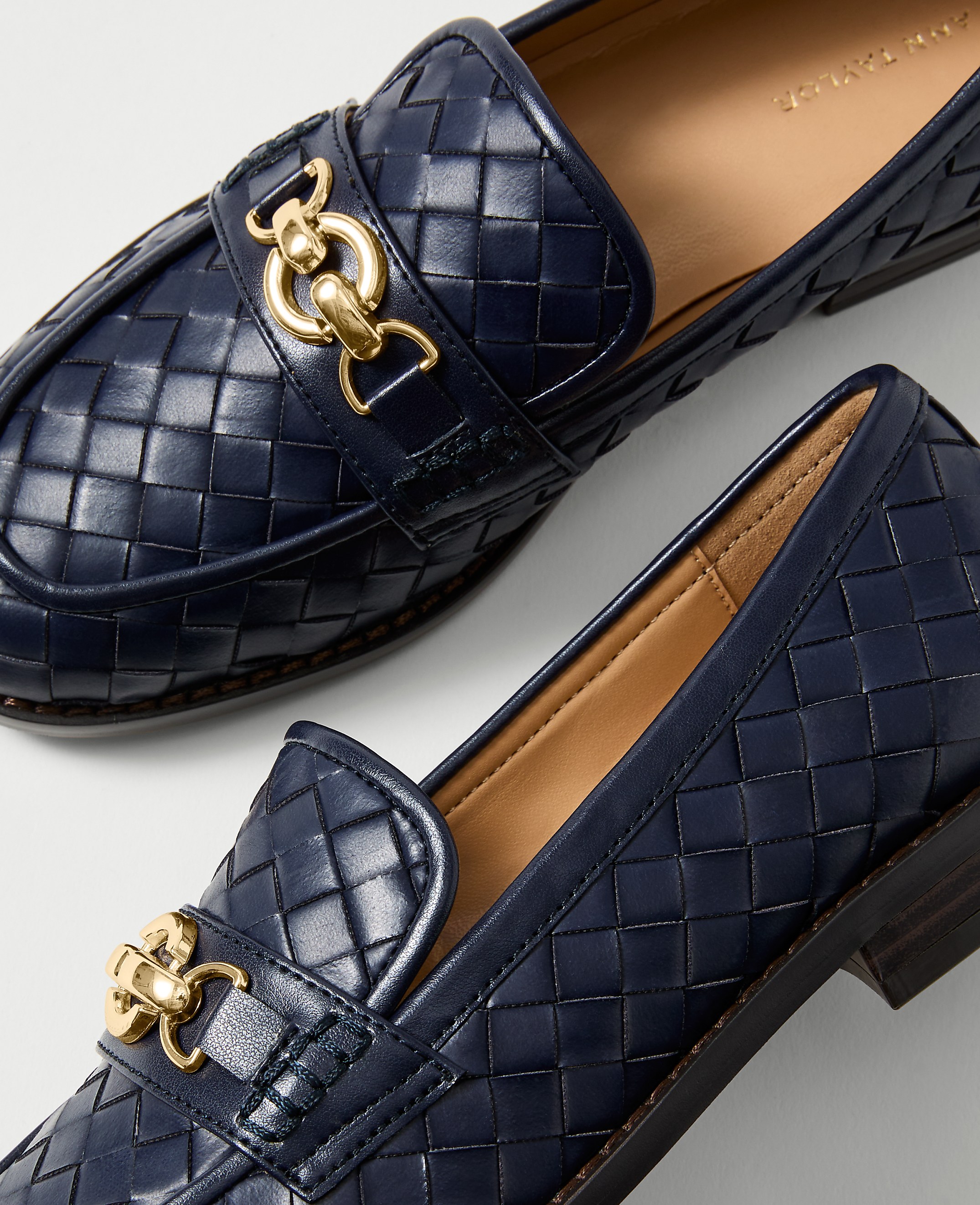 Horsebit Woven Loafer