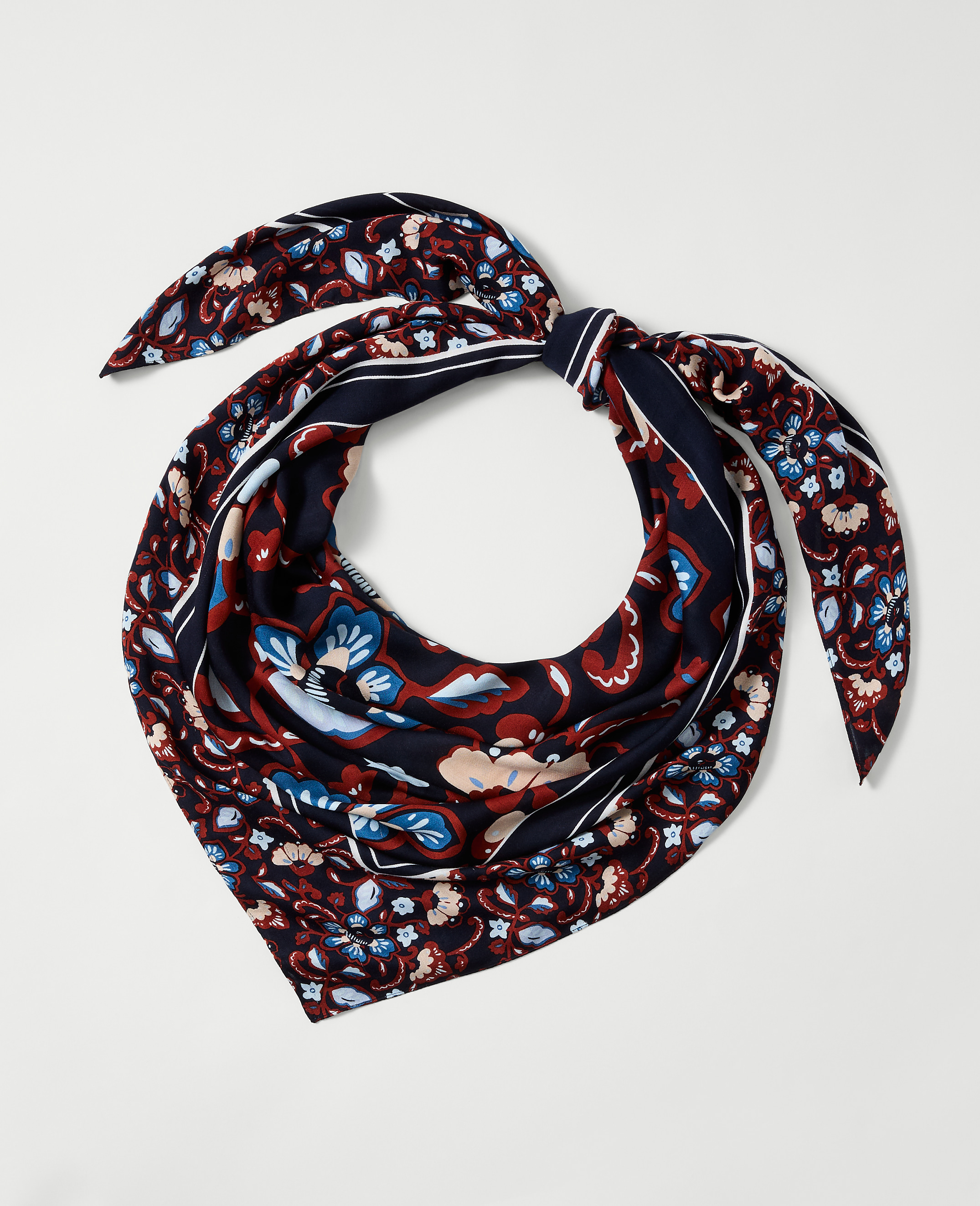 Floral Square Scarf