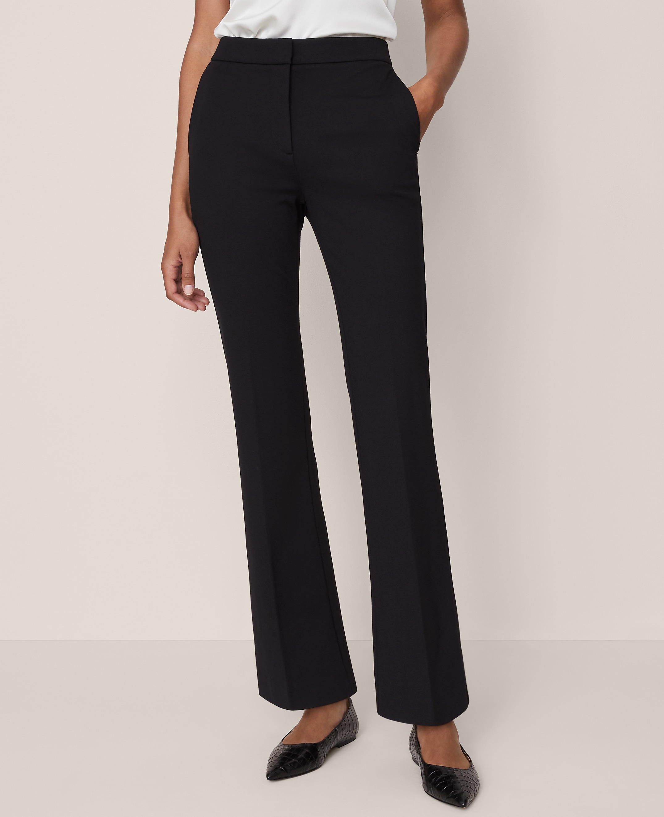 The Skinny Flare Pant in Ponte - thumbnail 3