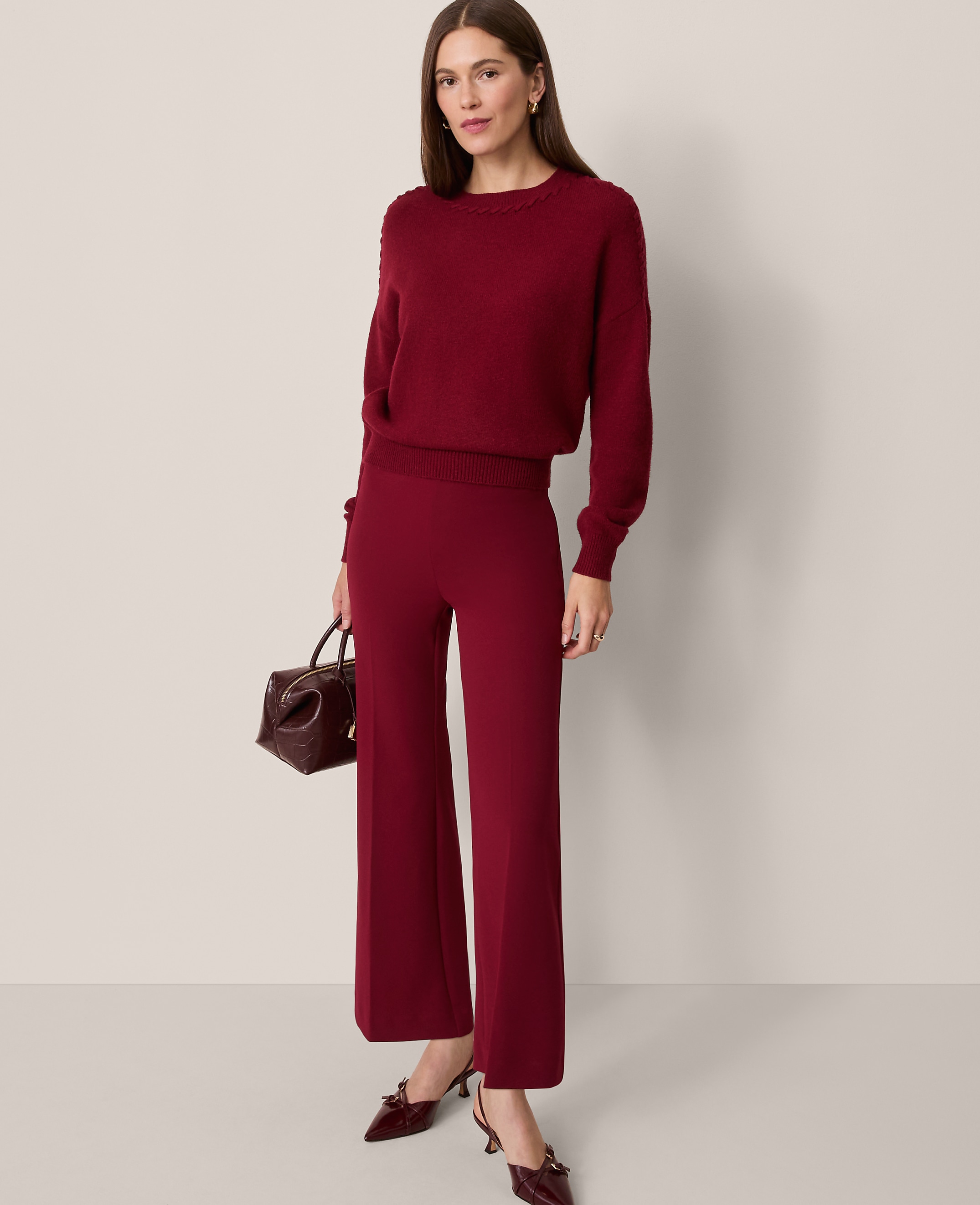 The Petite Side Zip Flare Pant