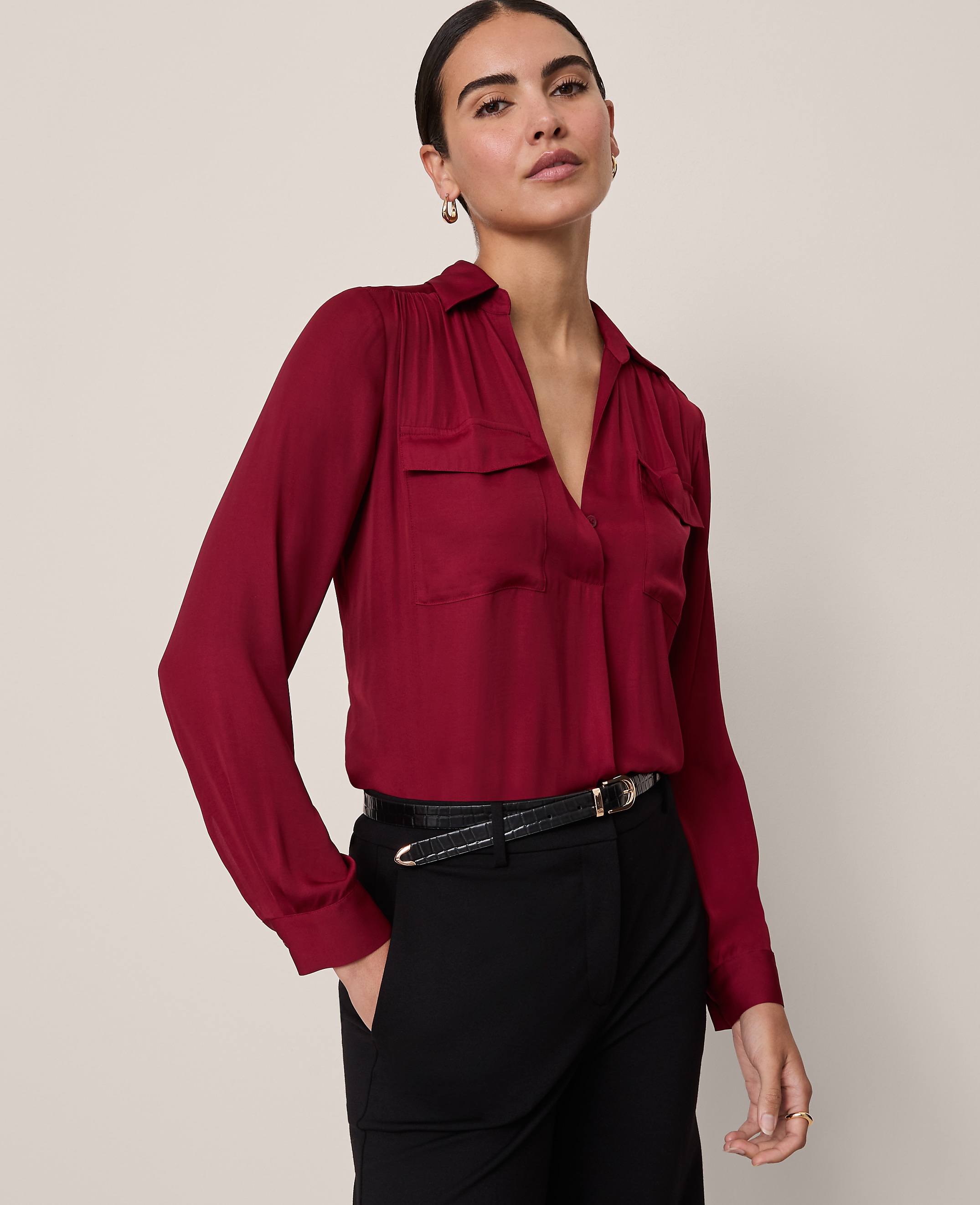 Soft Drapey Camp Shirt