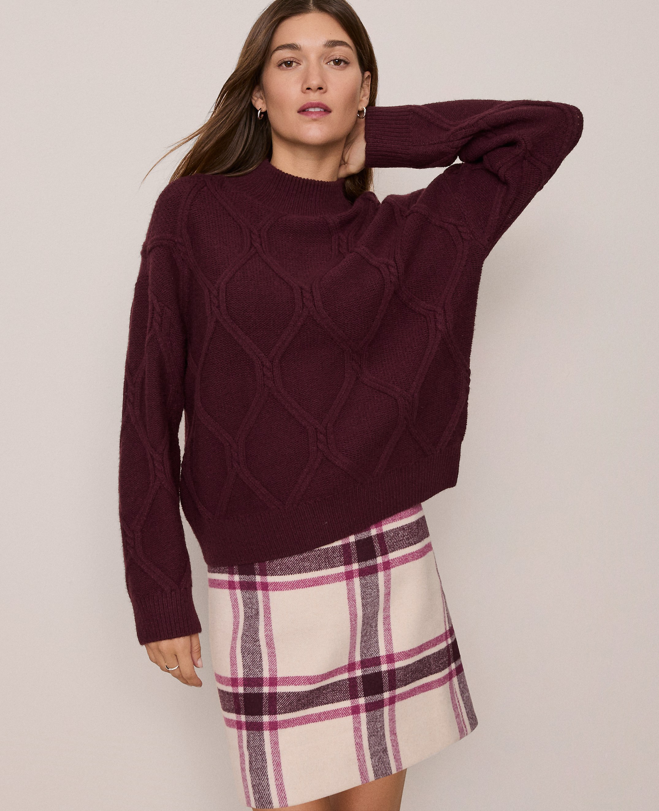 Weekend Collection Cable Sweater