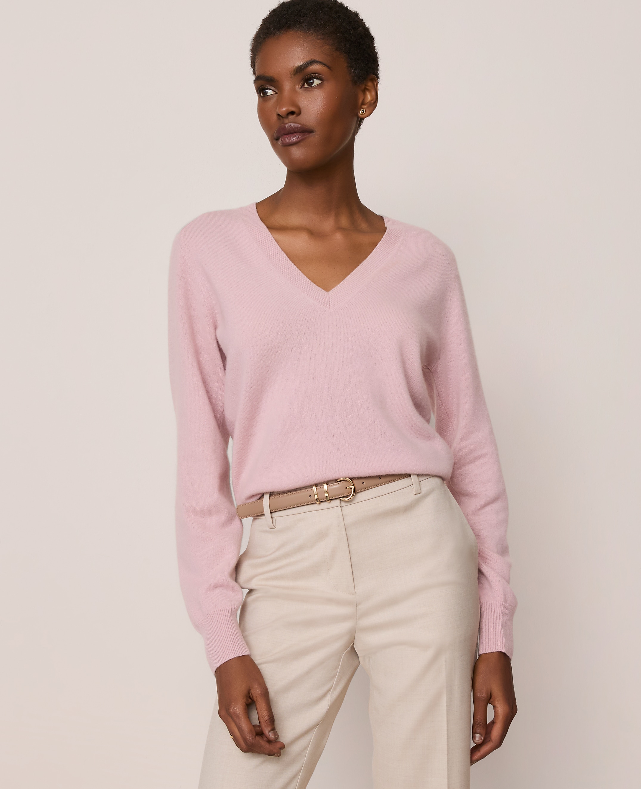 Cashmere V-Neck Sweater
