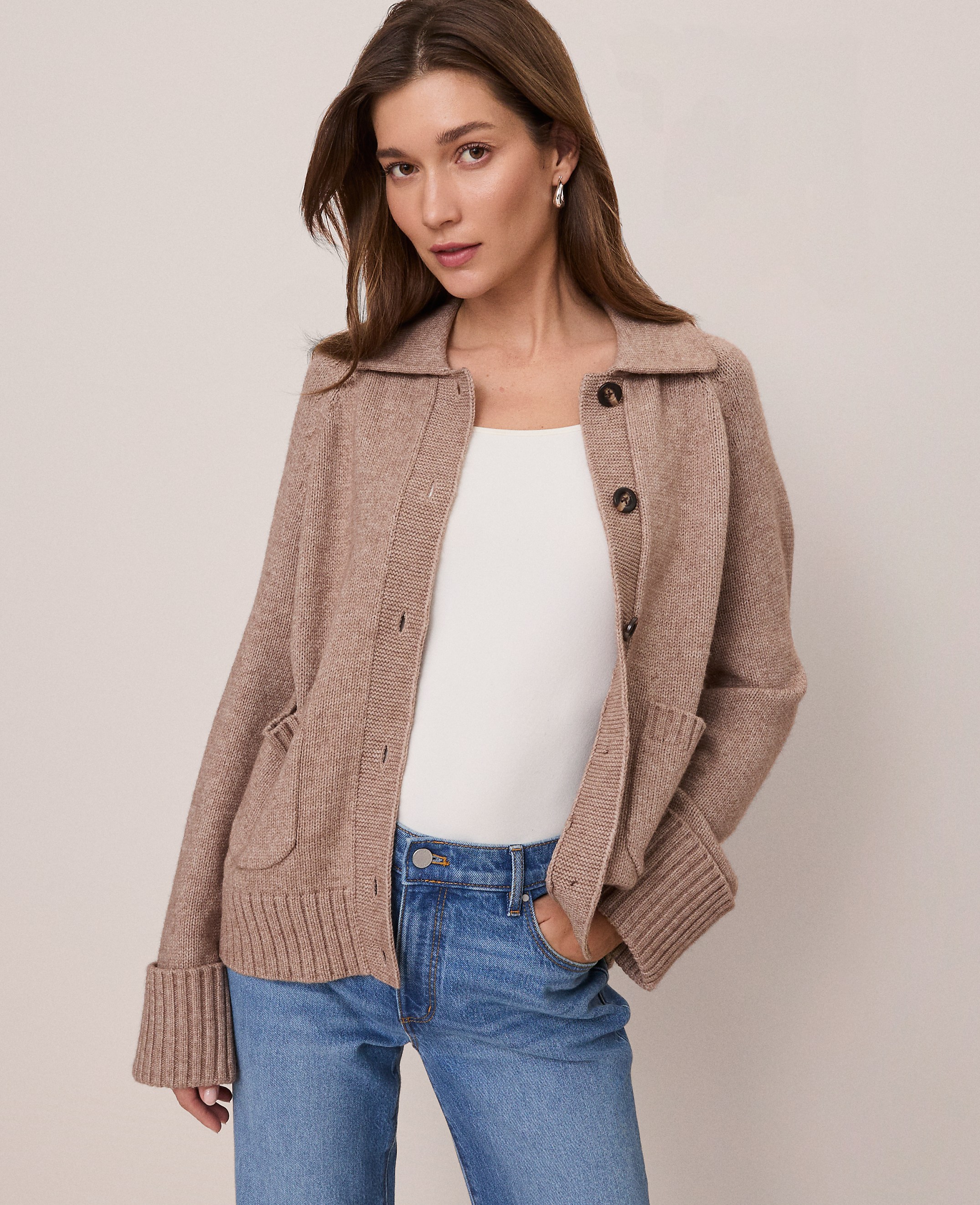 Weekend Collared Cardigan