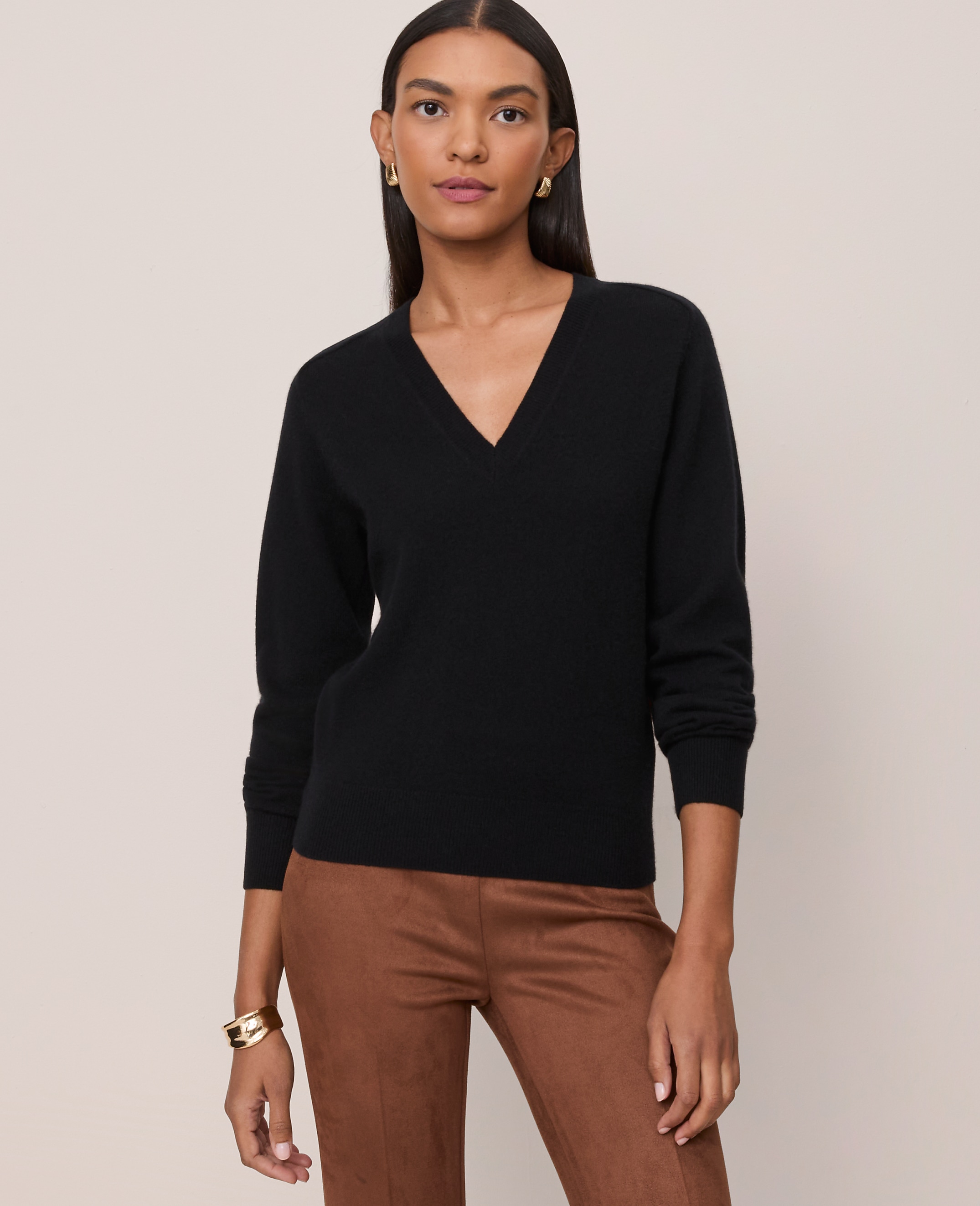 Cashmere V-Neck Sweater