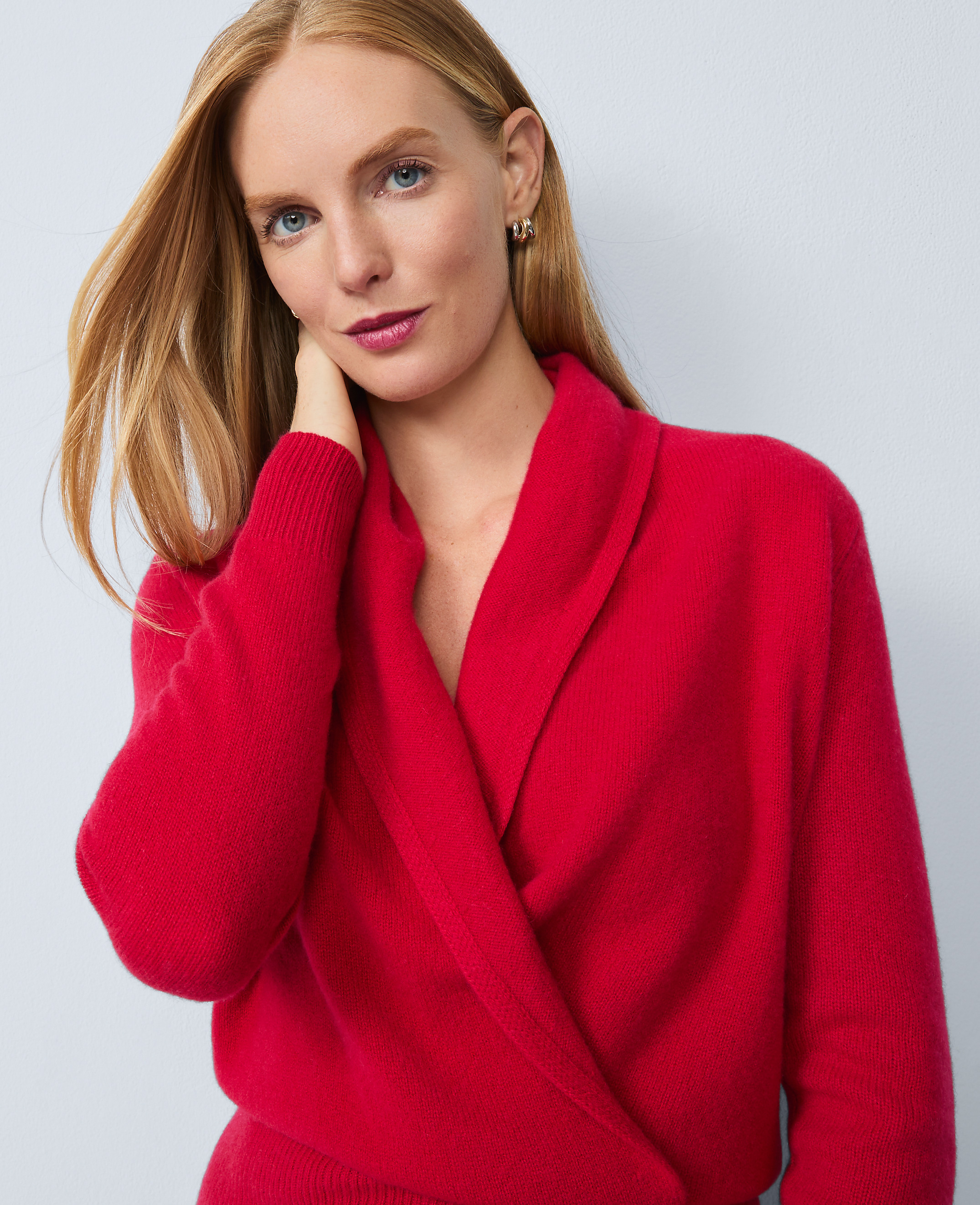 Cashmere Shawl Collar Sweater