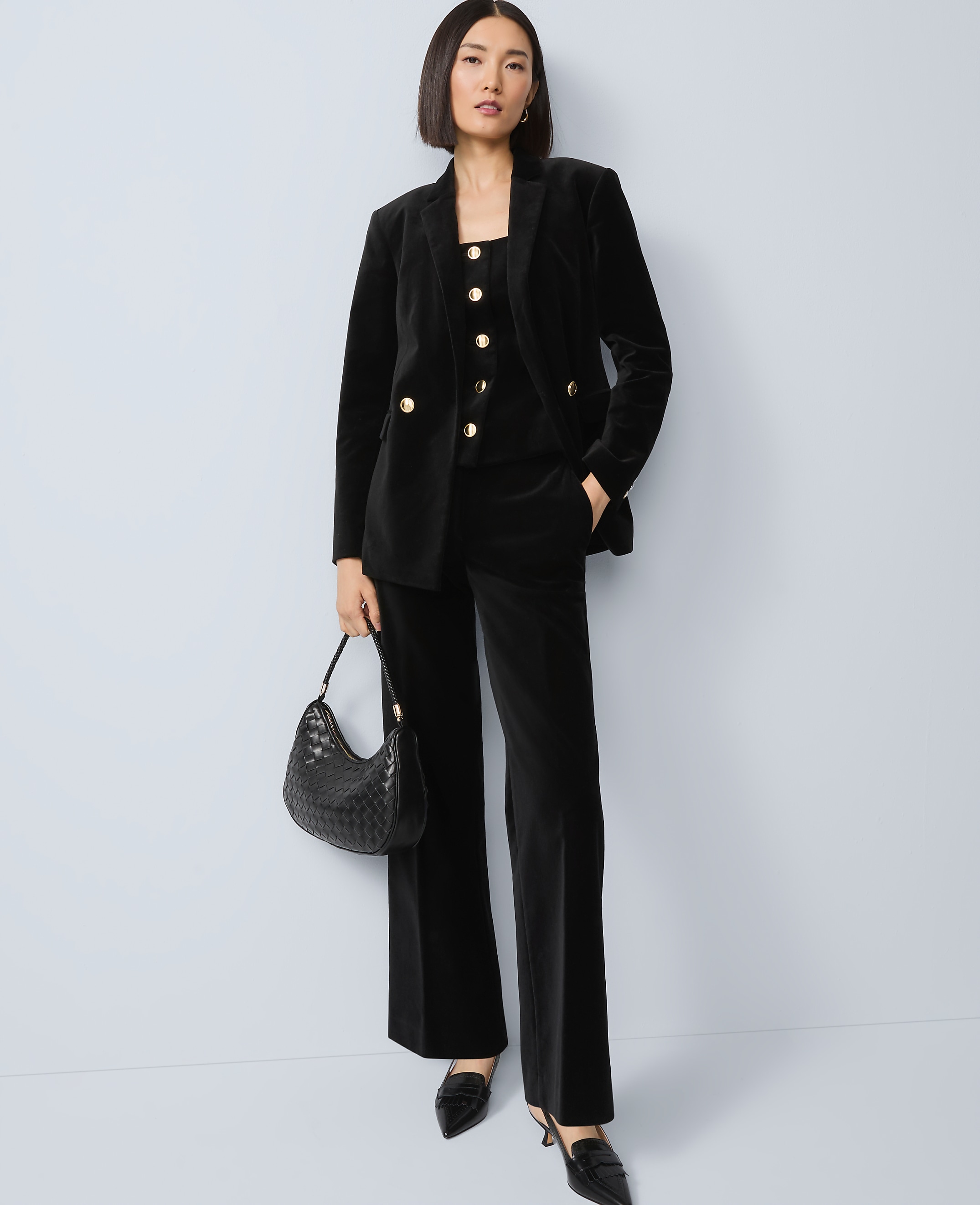 The Jayne Trouser in Velvet