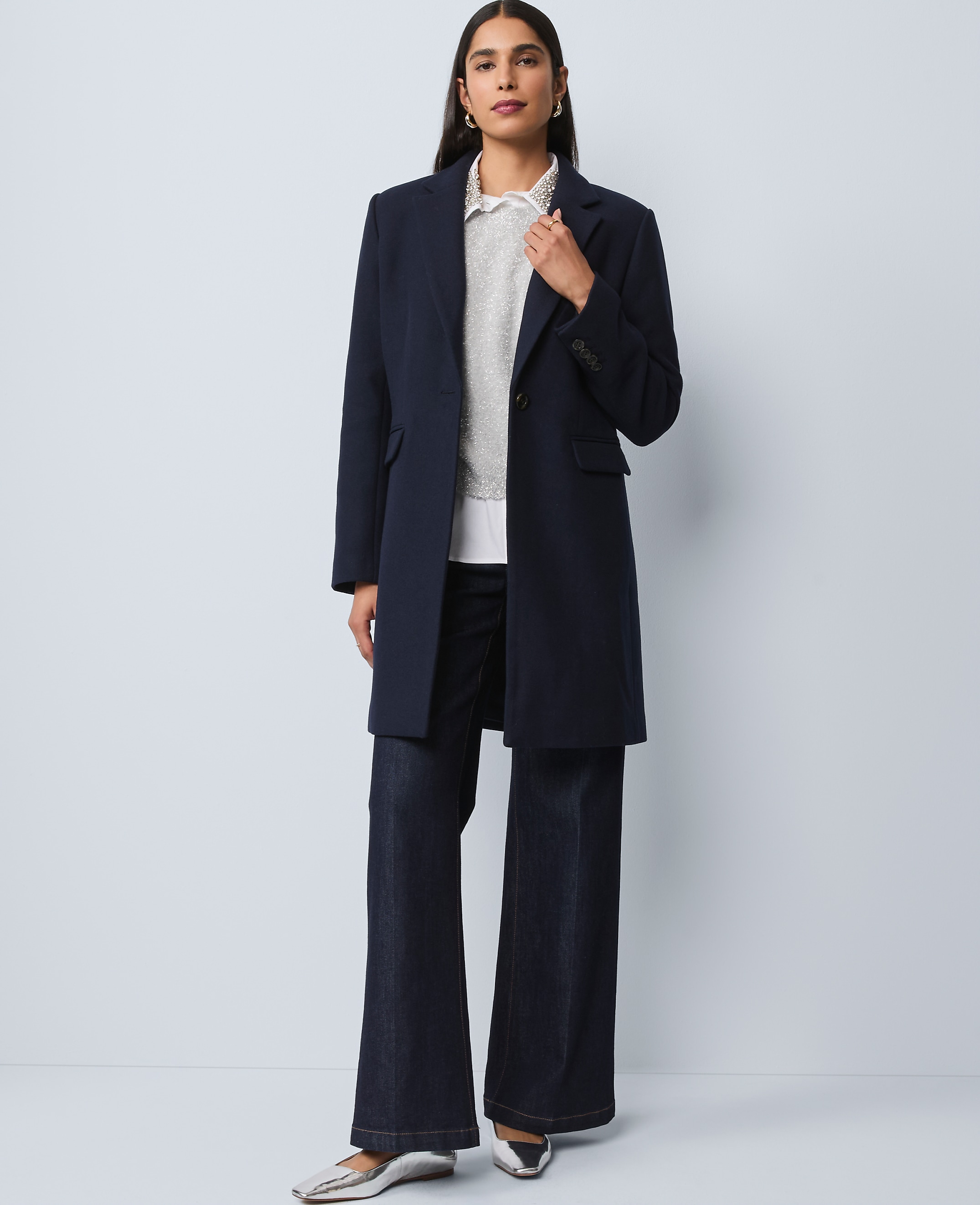 Petite Chesterfield Coat