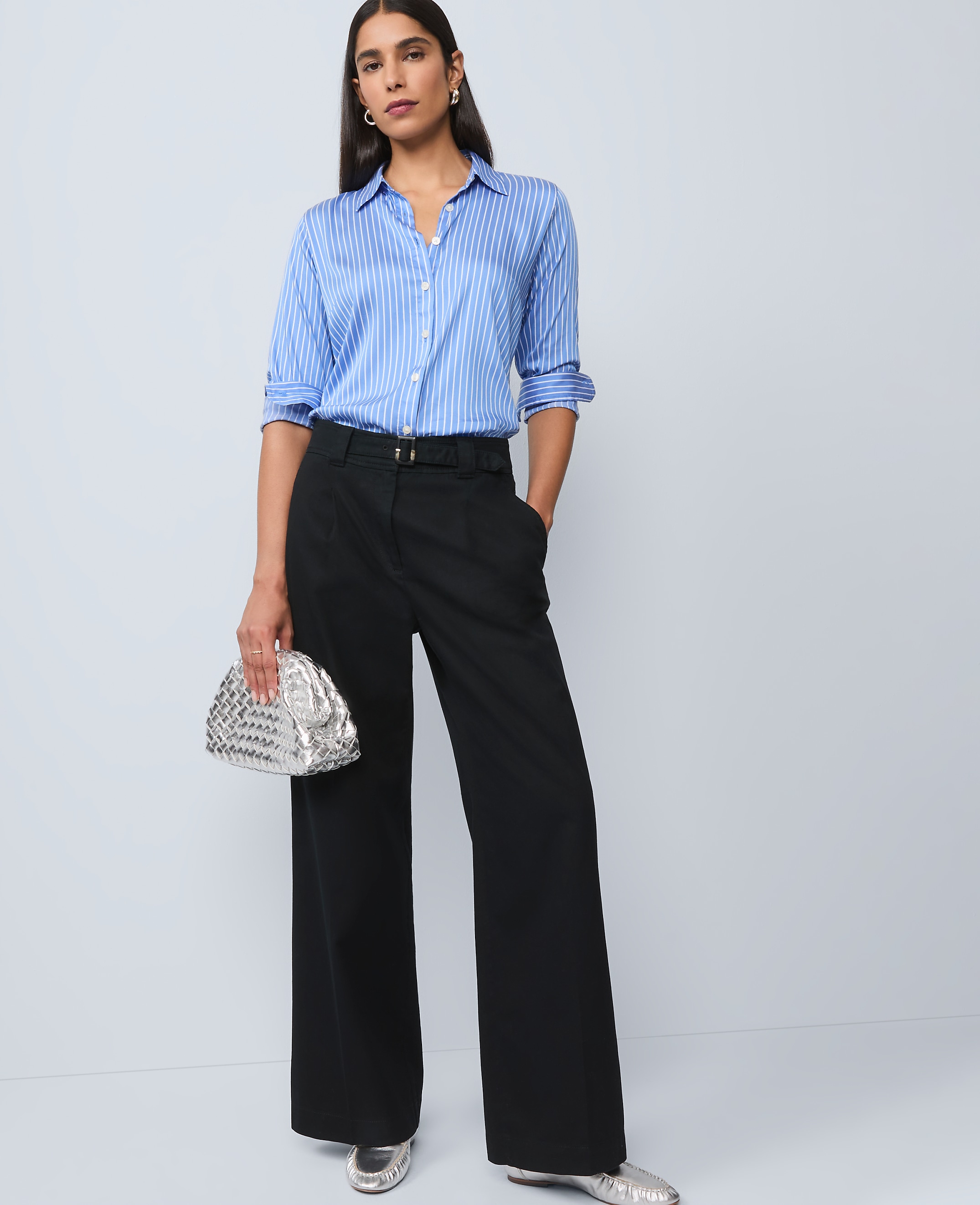 The Belted Wide-Leg Pant