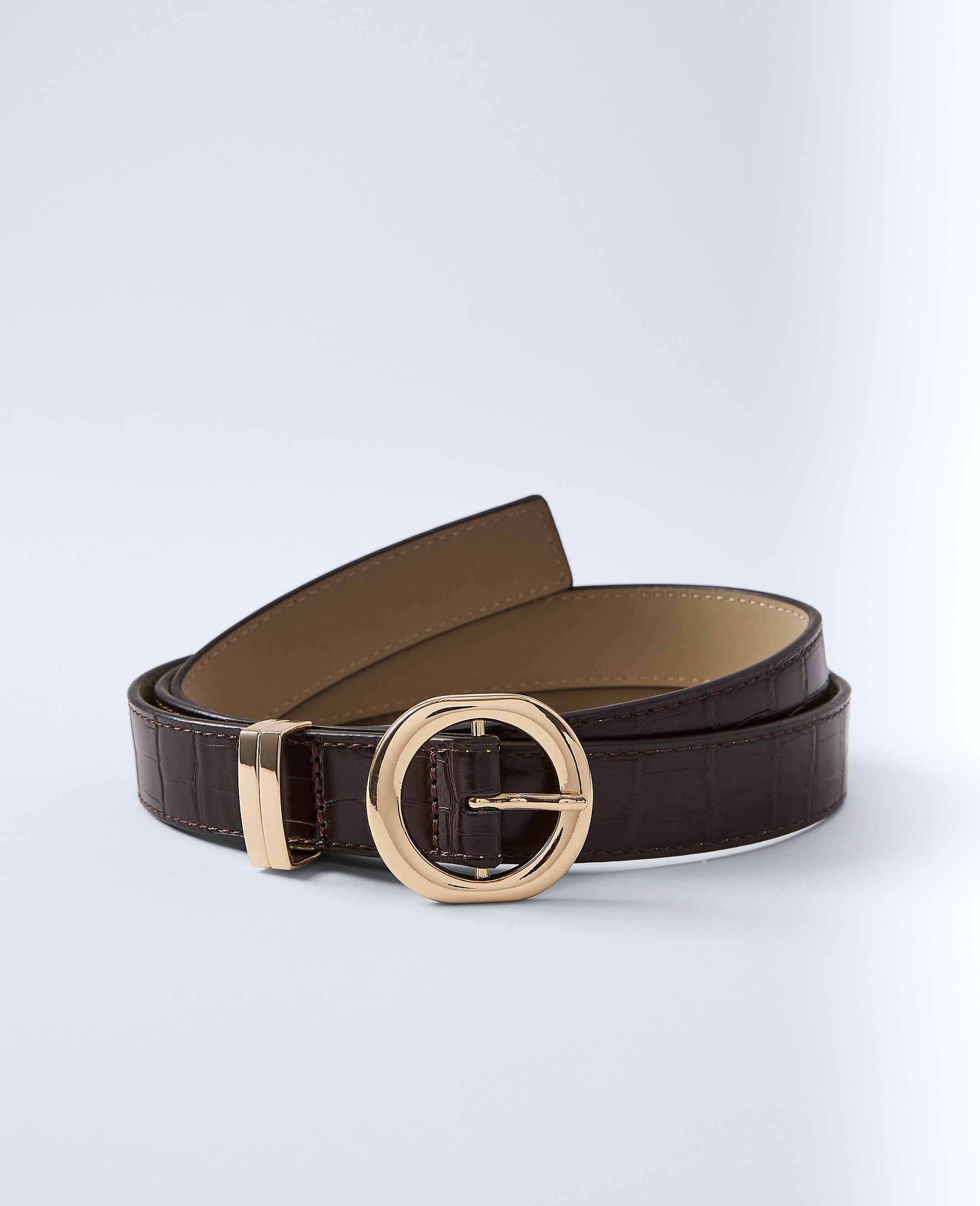 Embossed Buckle Belt