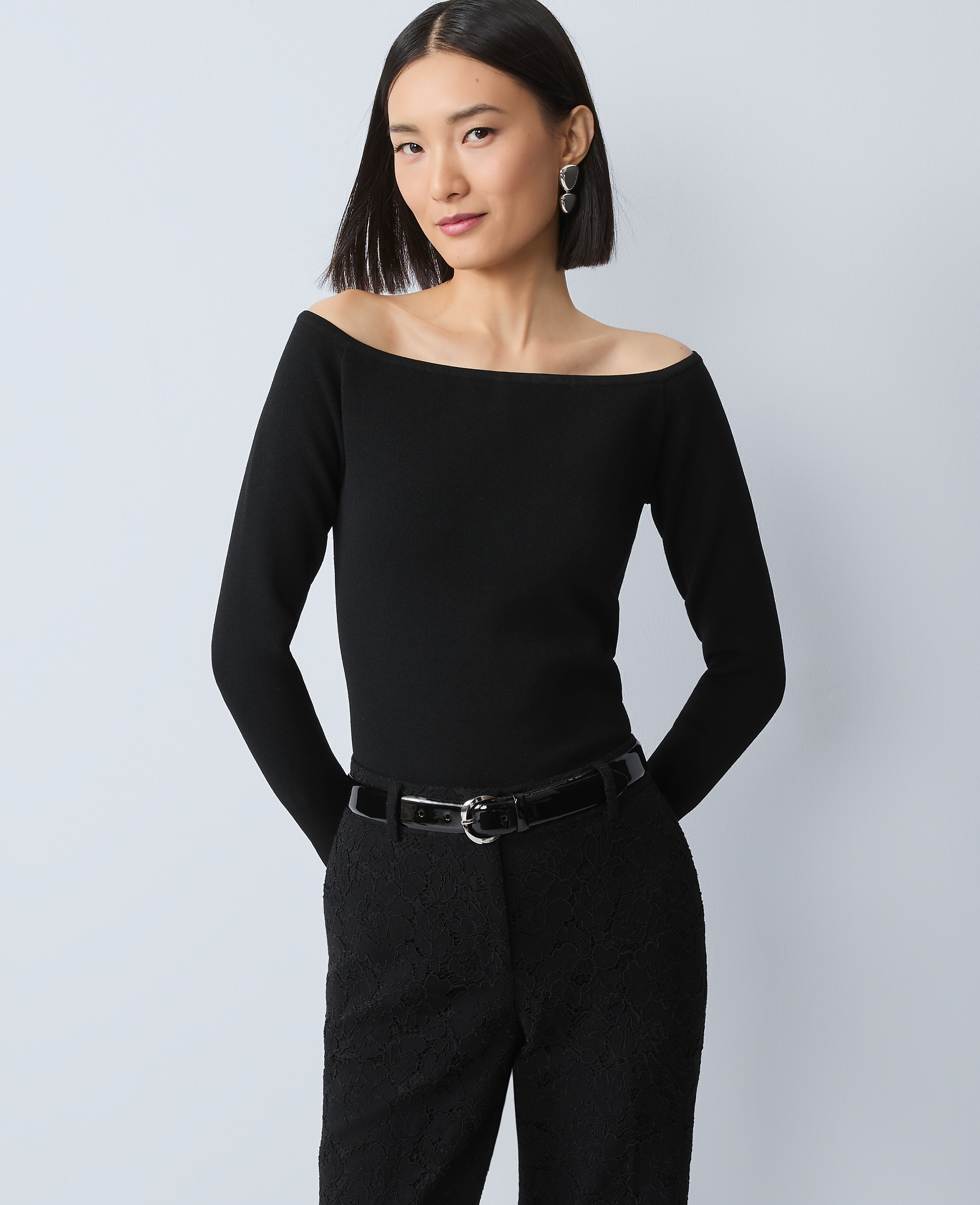 Off-The-Shoulder Sweater