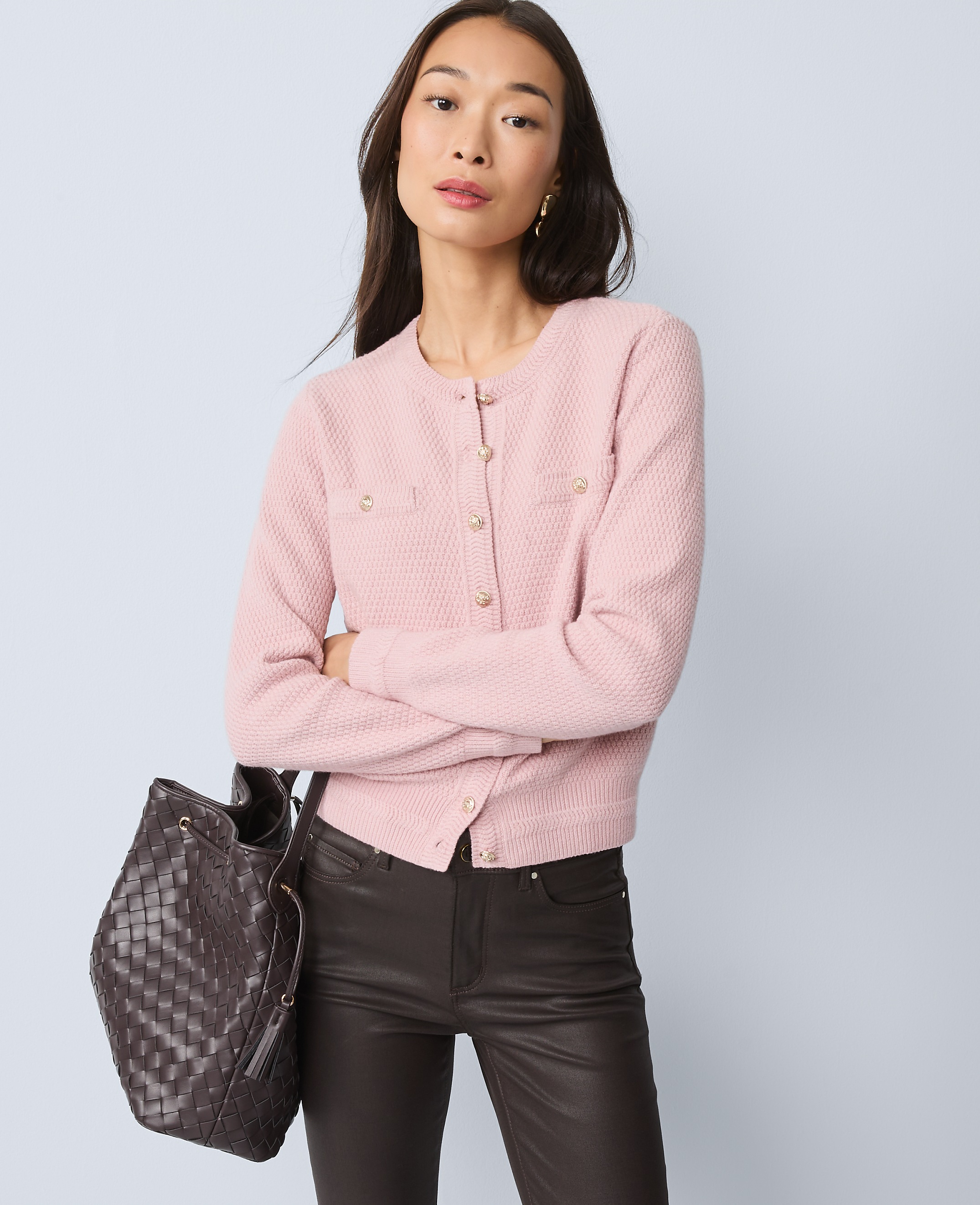 Petite Textured Cardigan
