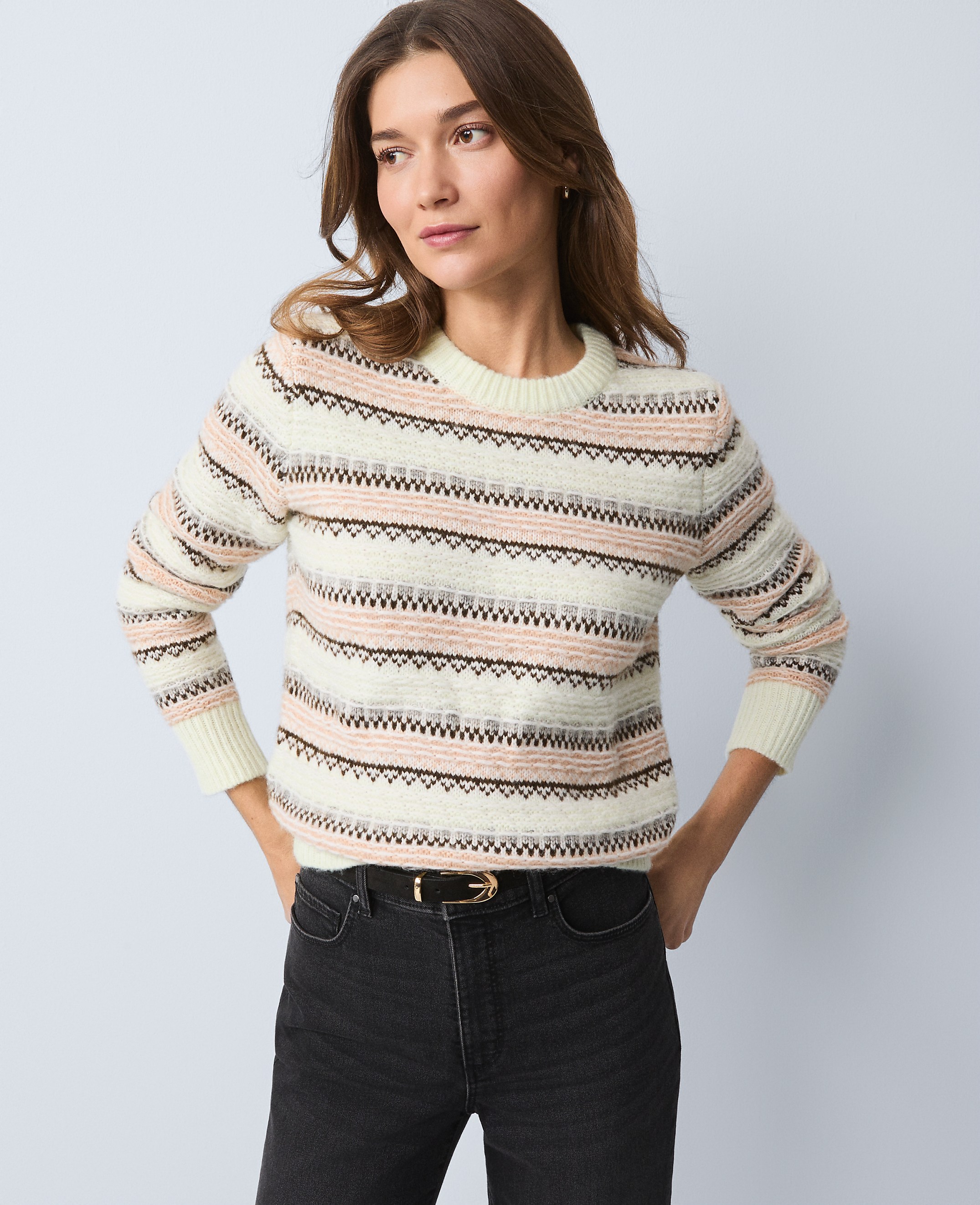 Weekend Relaxed Fair Isle Sweater