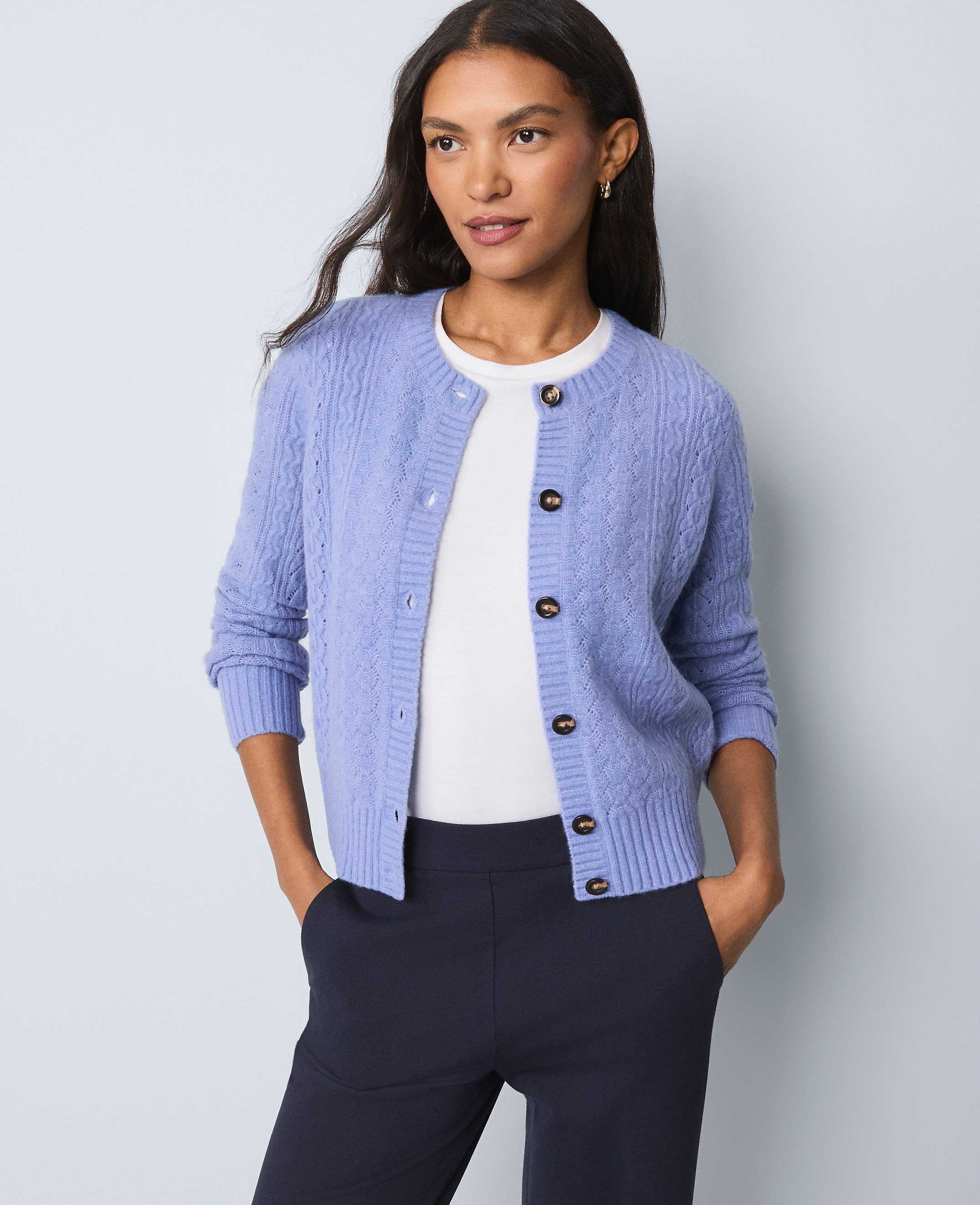 Weekend Pointelle Cardigan