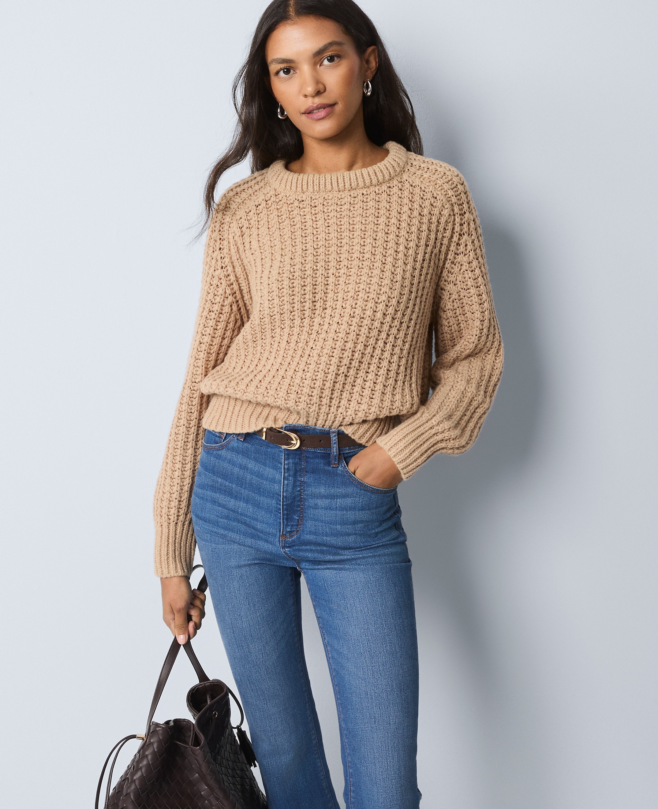 Weekend Cozy Crew Neck Sweater