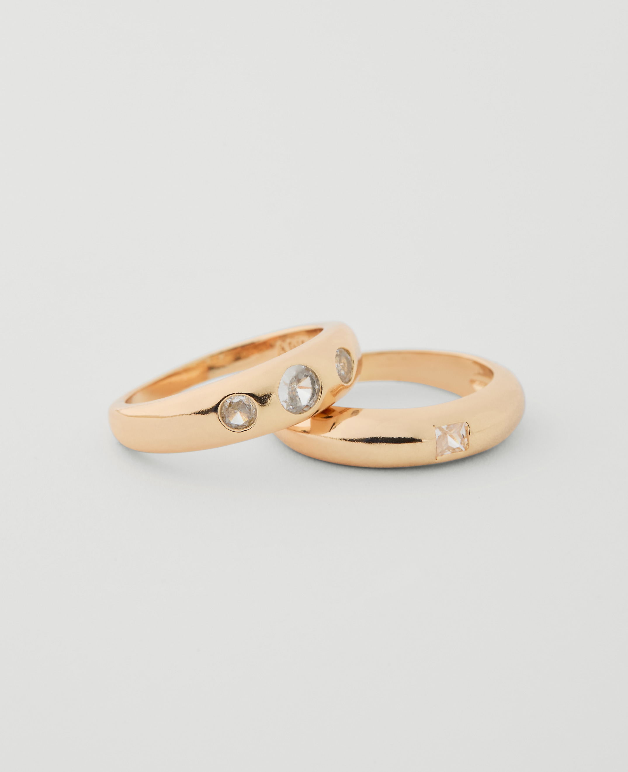 Crystal Ring Set