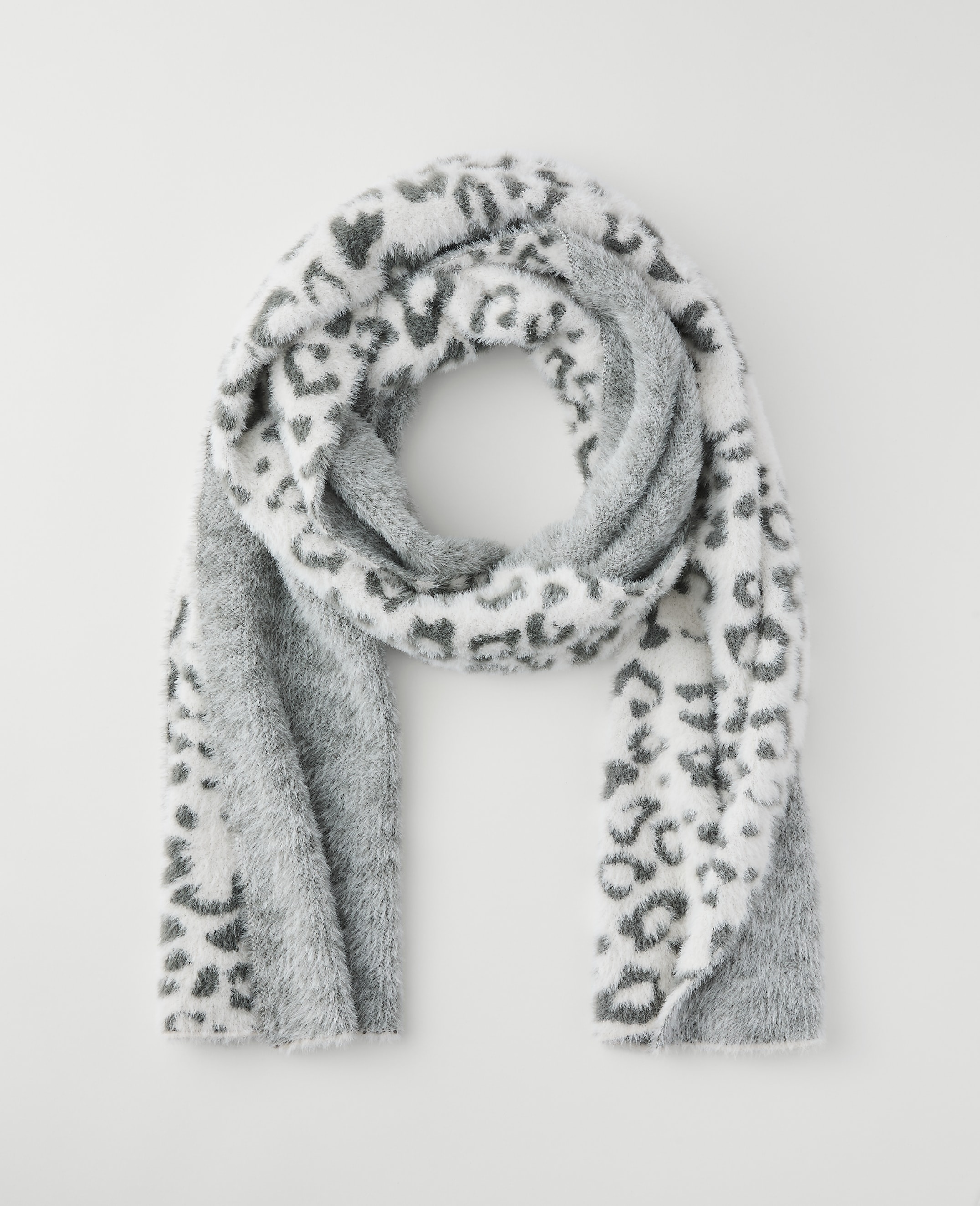 Leopard Print Blanket Scarf