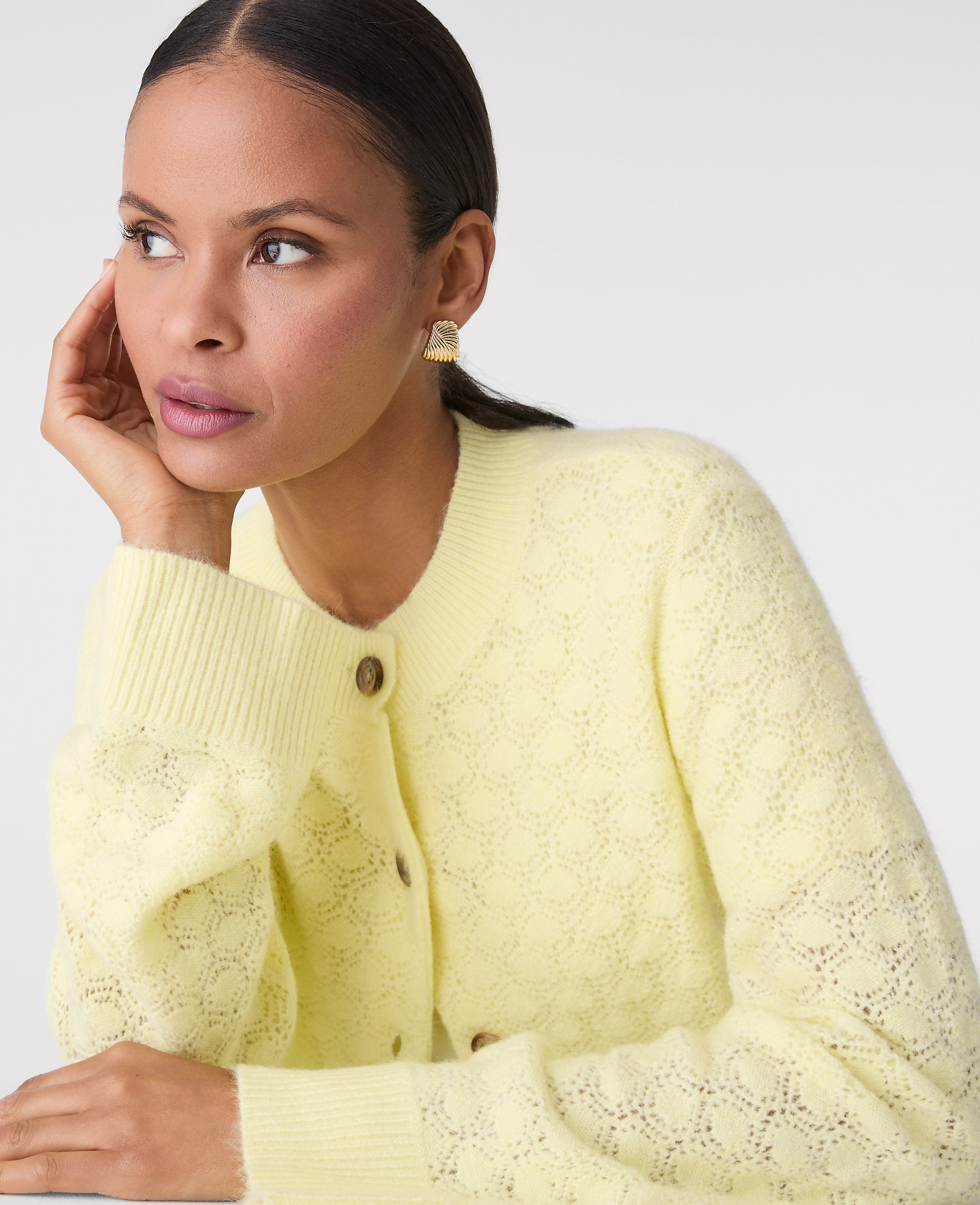 Honeycomb Stitch Cardigan