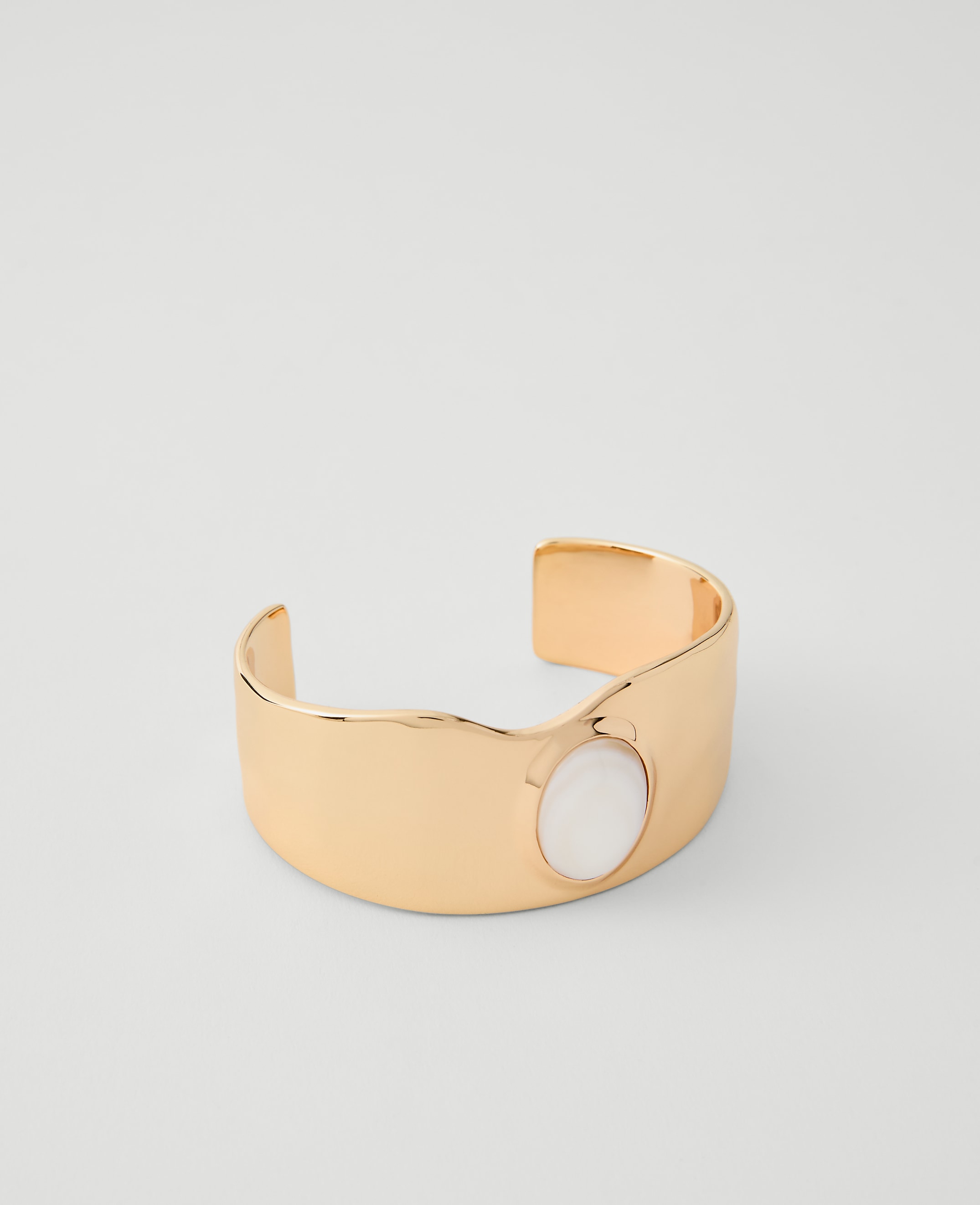Metal Stone Cuff