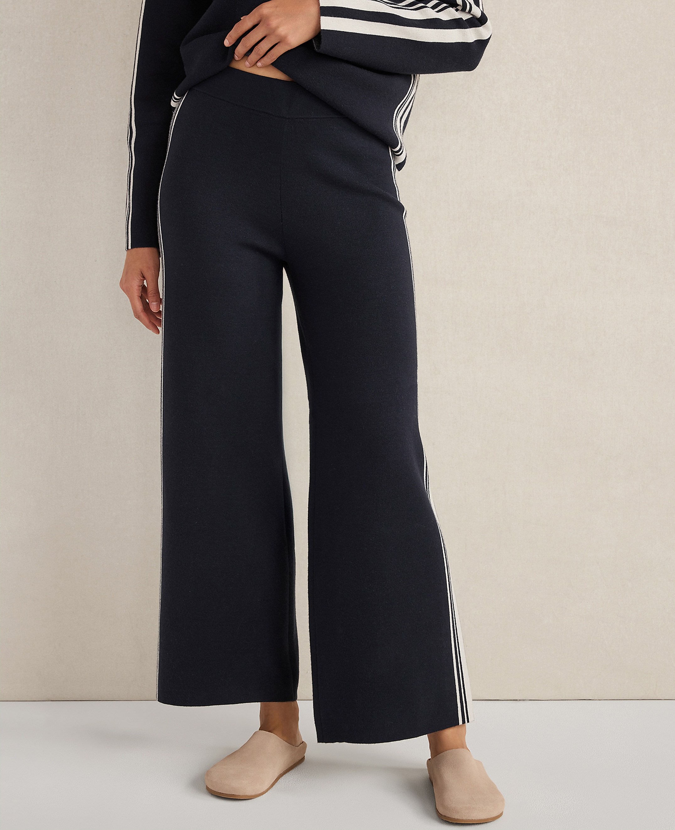 Haven Well Within Sporty Stripe Straight Leg Pants