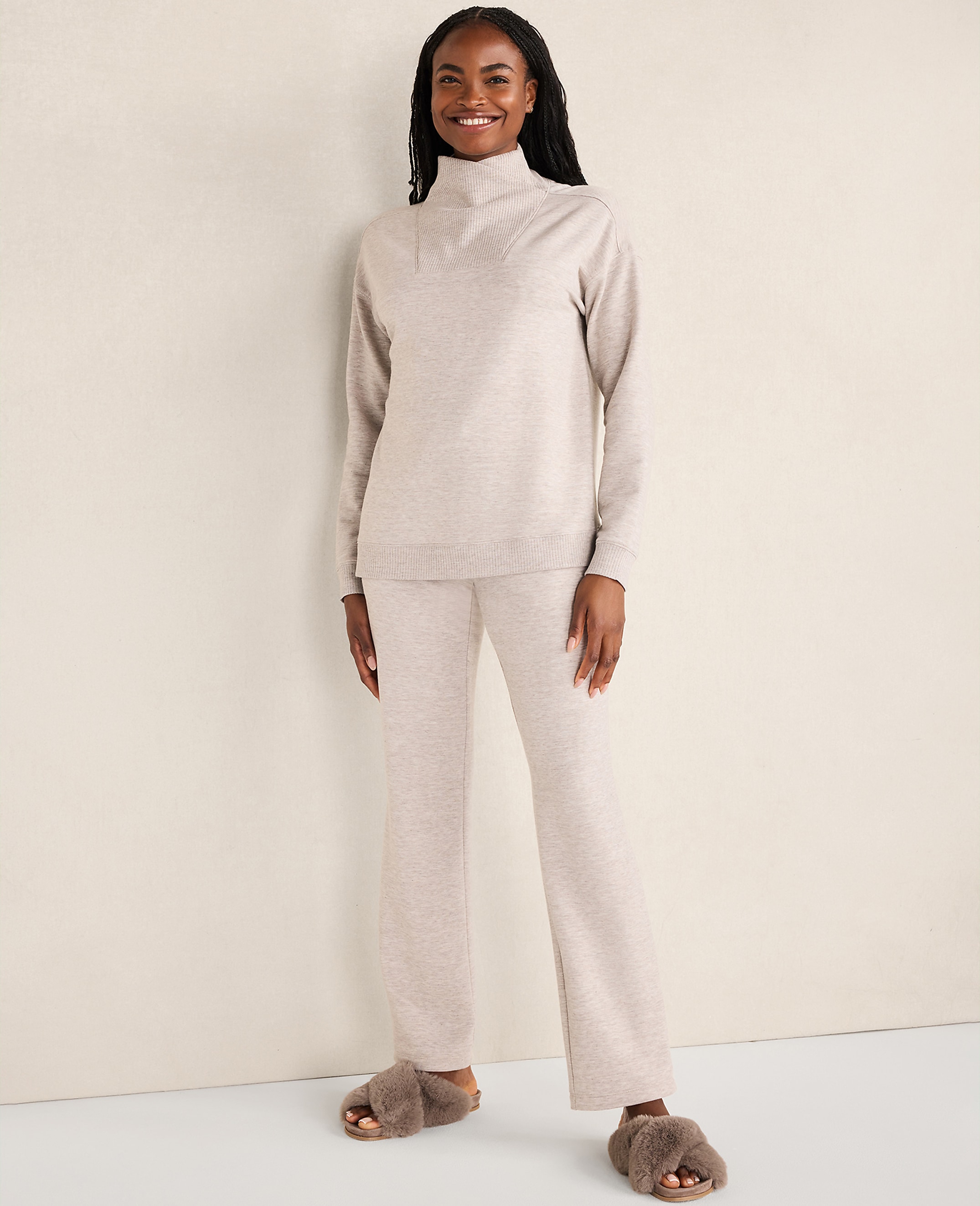 Haven Well Within Fleece Straight Leg Pants - thumbnail 4
