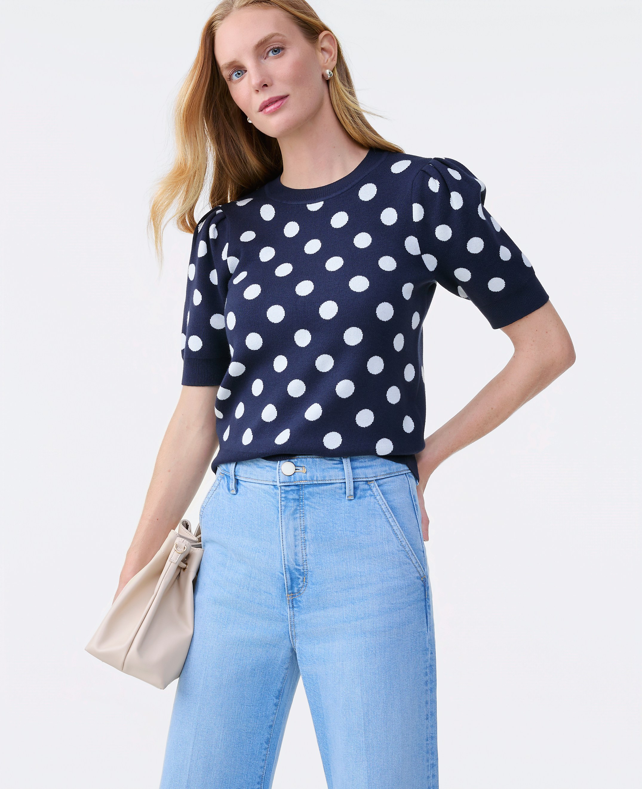 Dotted Sweater Tee