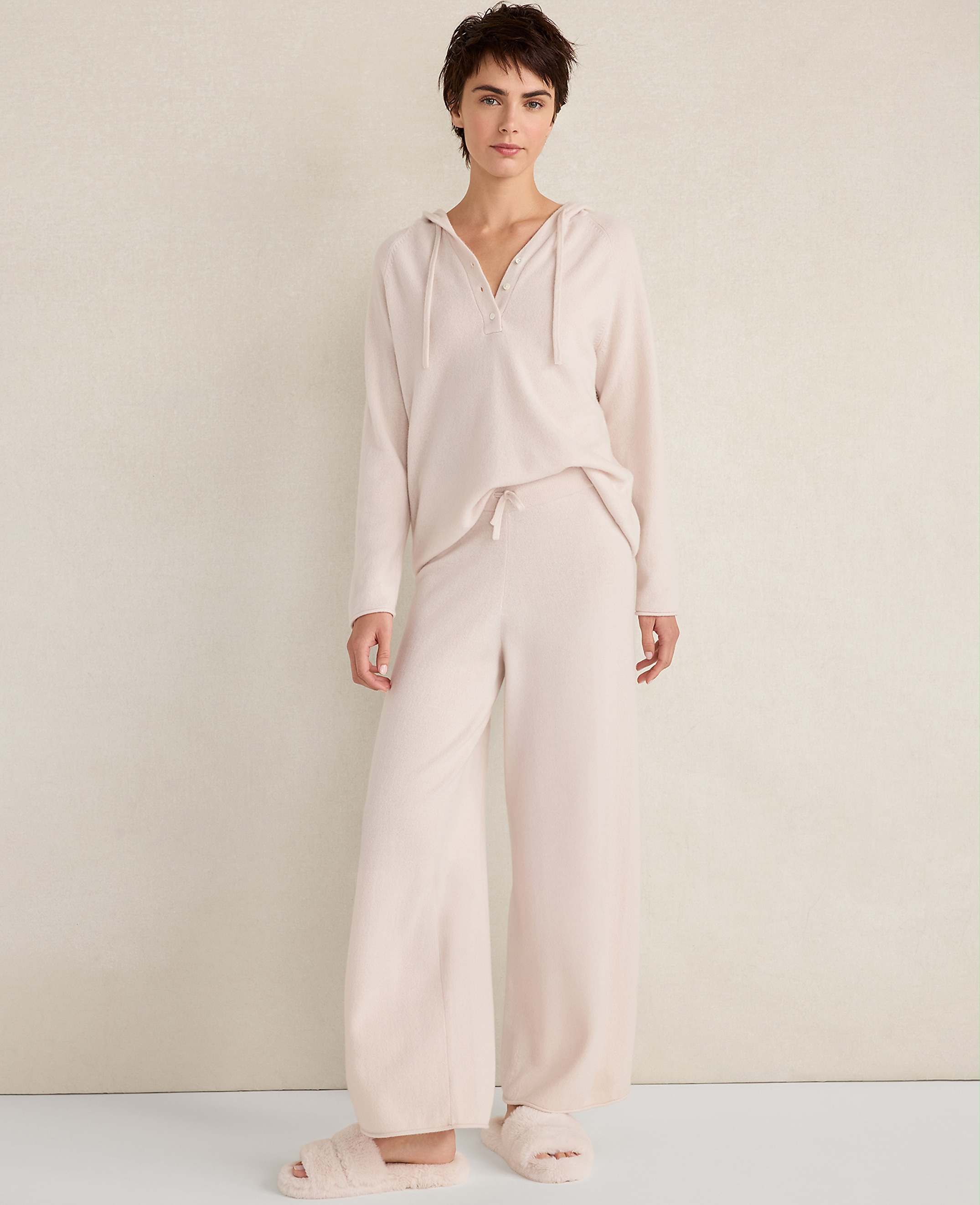 Haven Well Within Featherweight Cashmere Wide Leg Pants - thumbnail 3