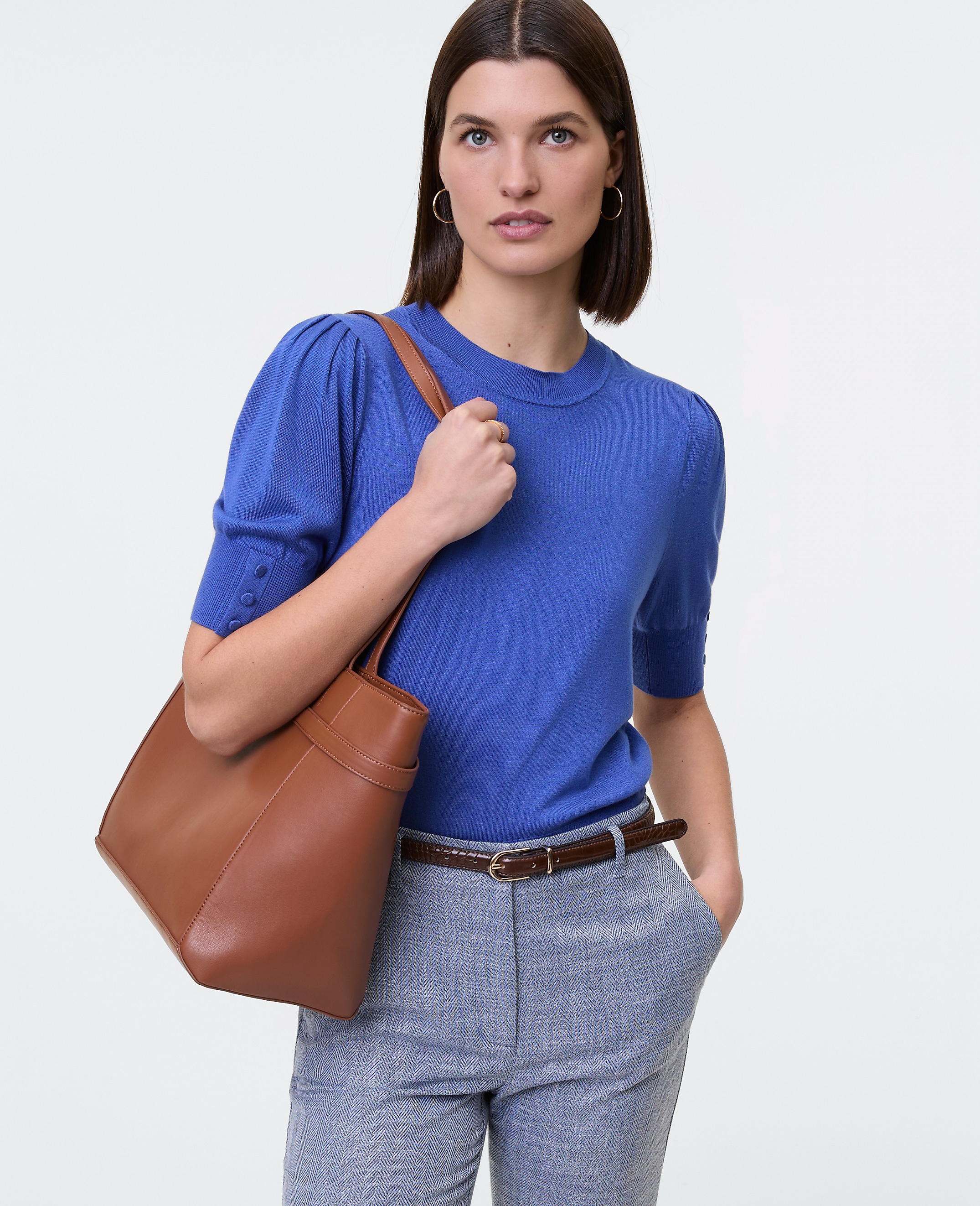 Button Sweater Tee