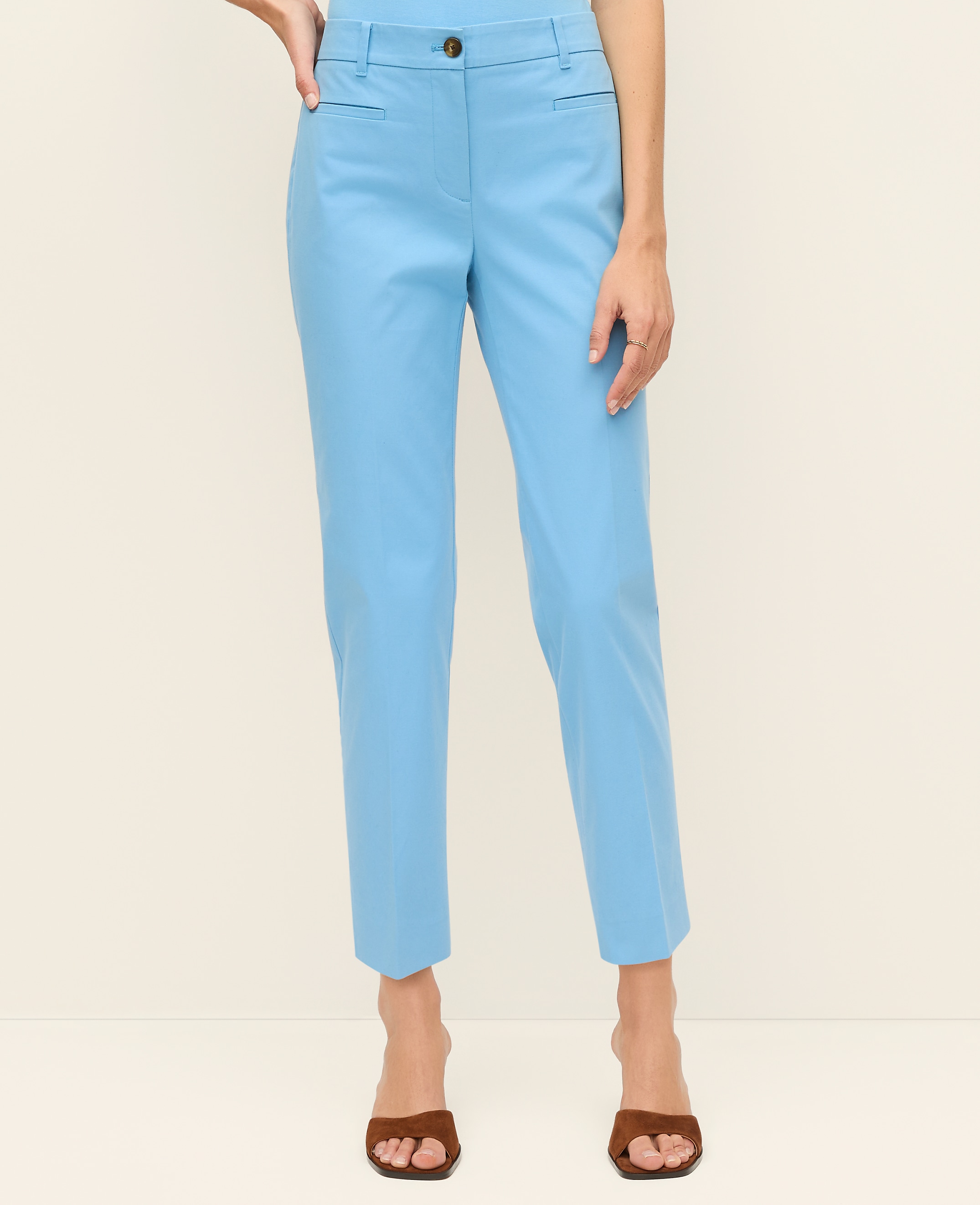 The Cotton Crop Pant &mdash; Curvy Fit