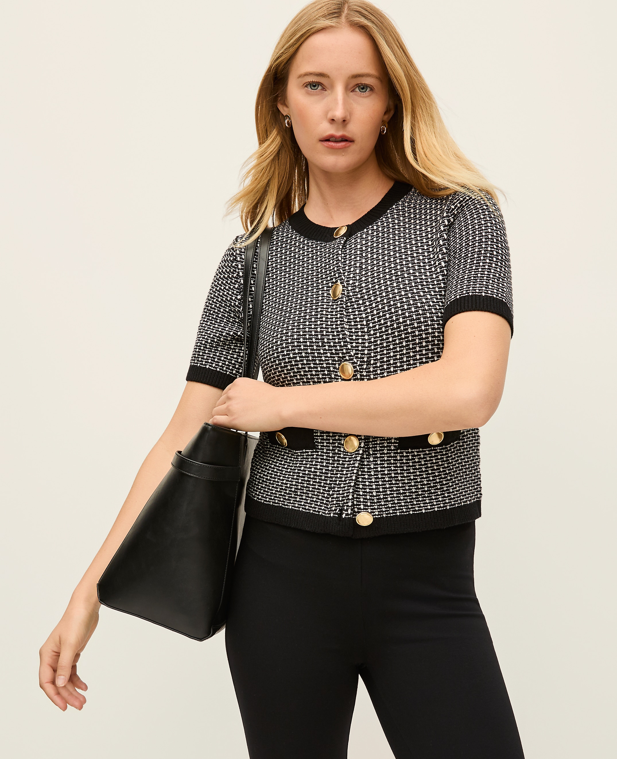 Geo Stitch Cardigan