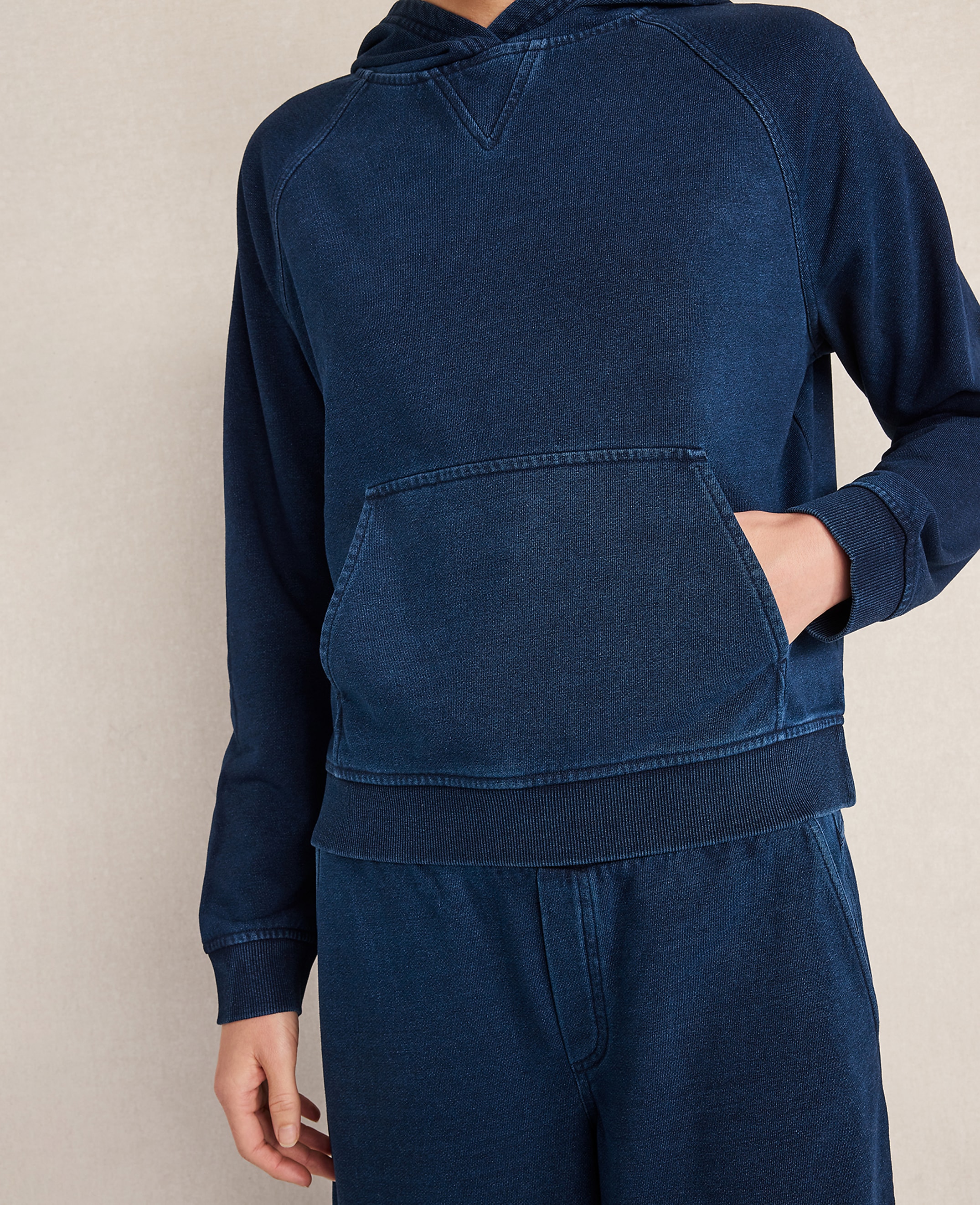Haven Well Within Indigo Cotton Terry Hoodie - thumbnail 4