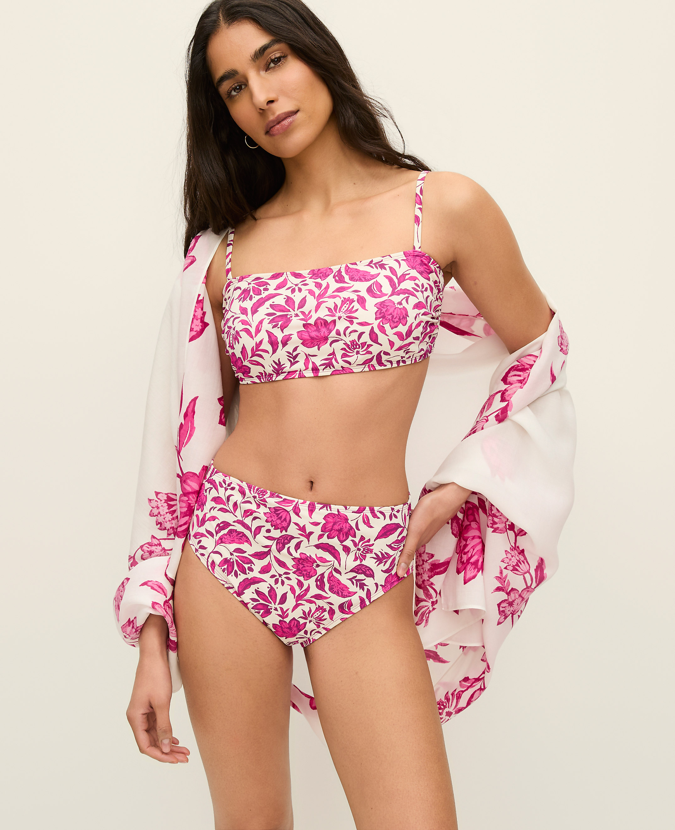 Floral Two Piece Swimsuit