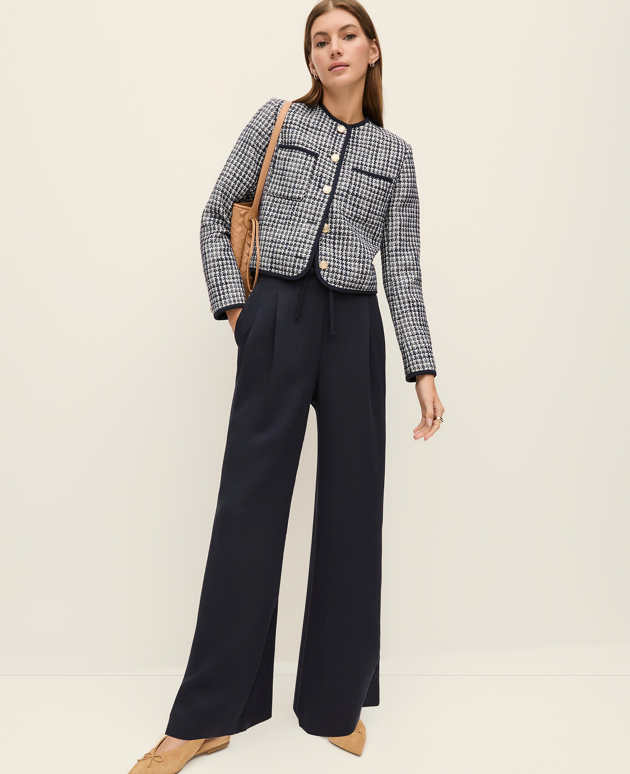 Weekend Easy Fit Wide-Leg Pant