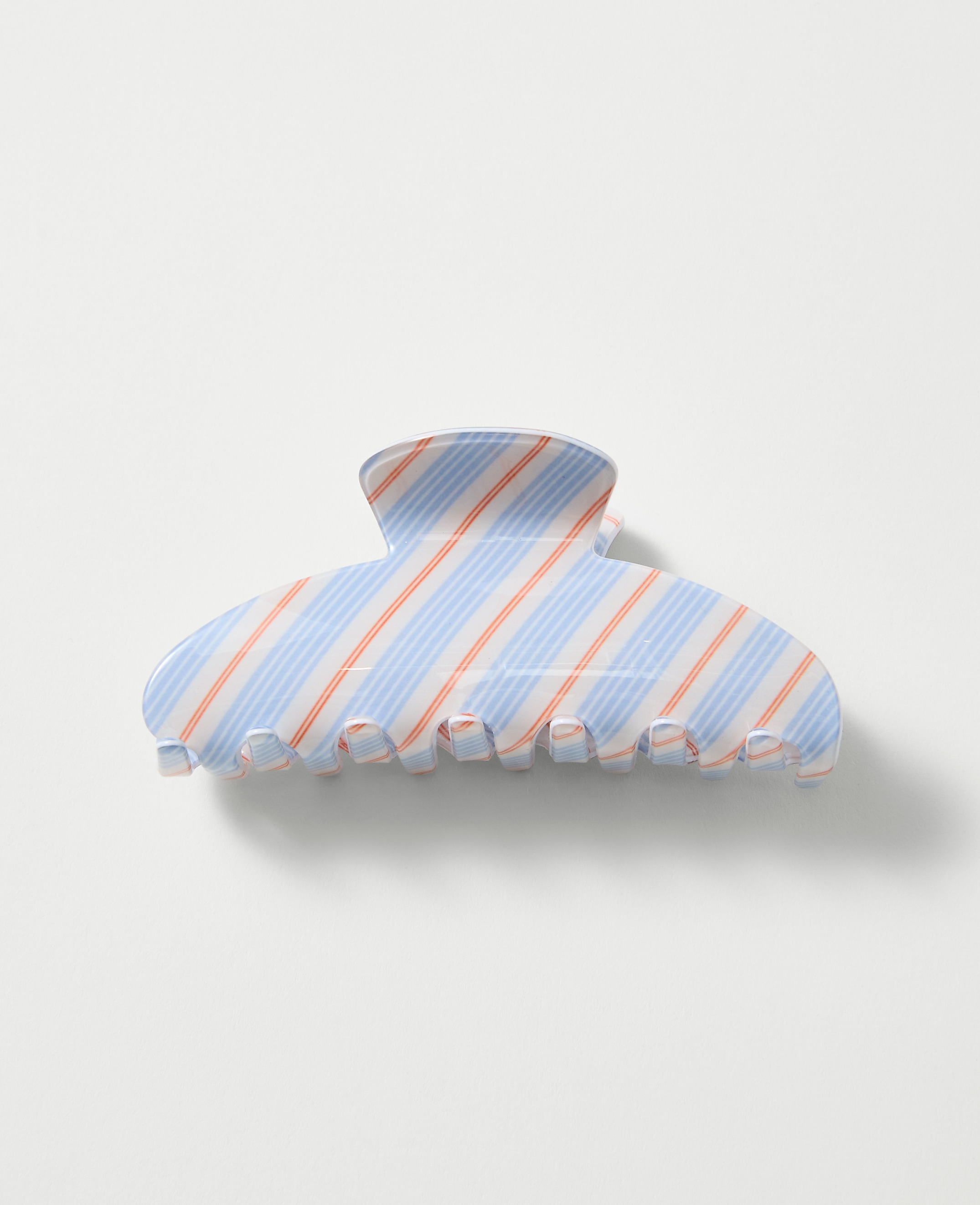 Weekend Large Striped Hair Clip