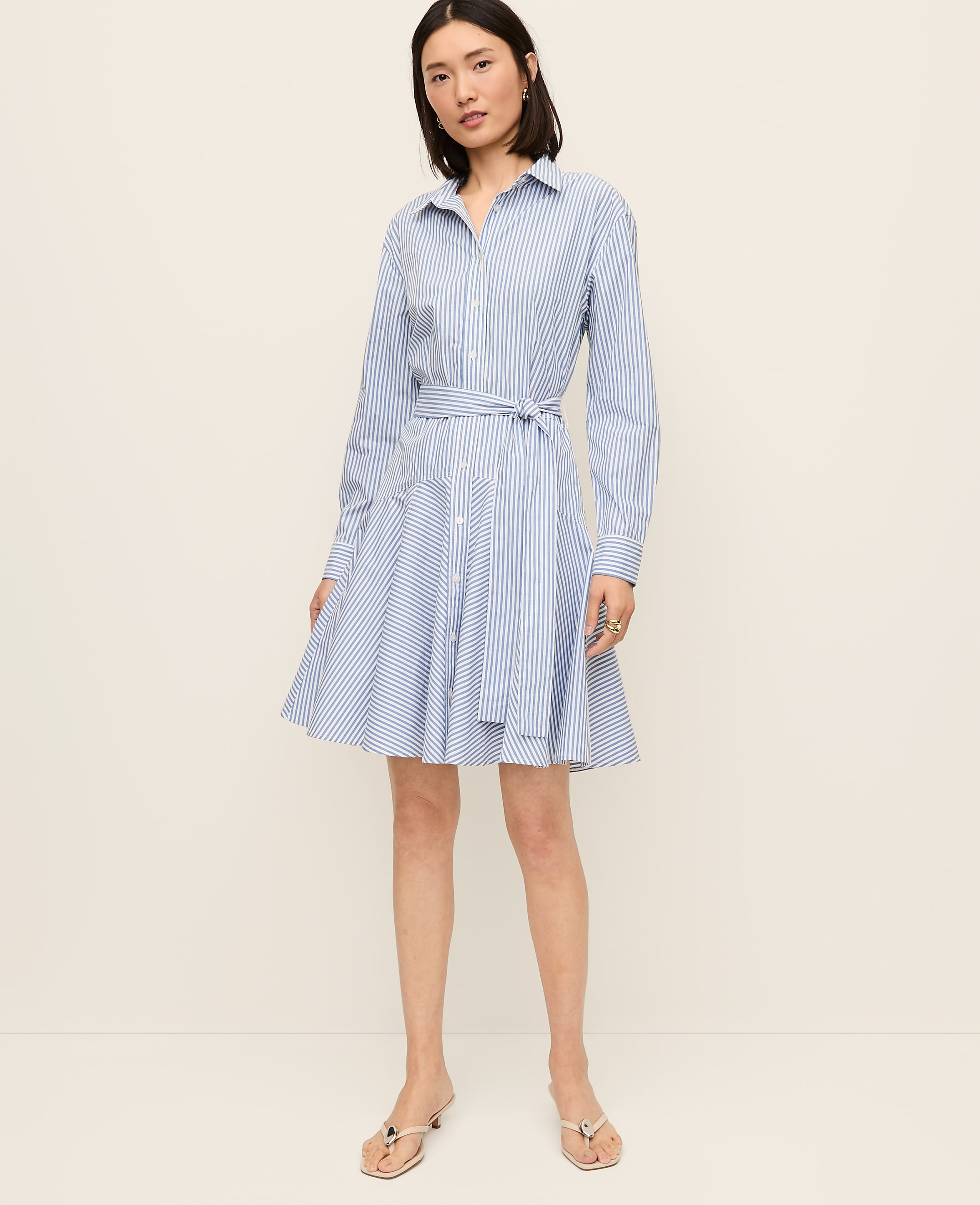 Striped Shirtdress