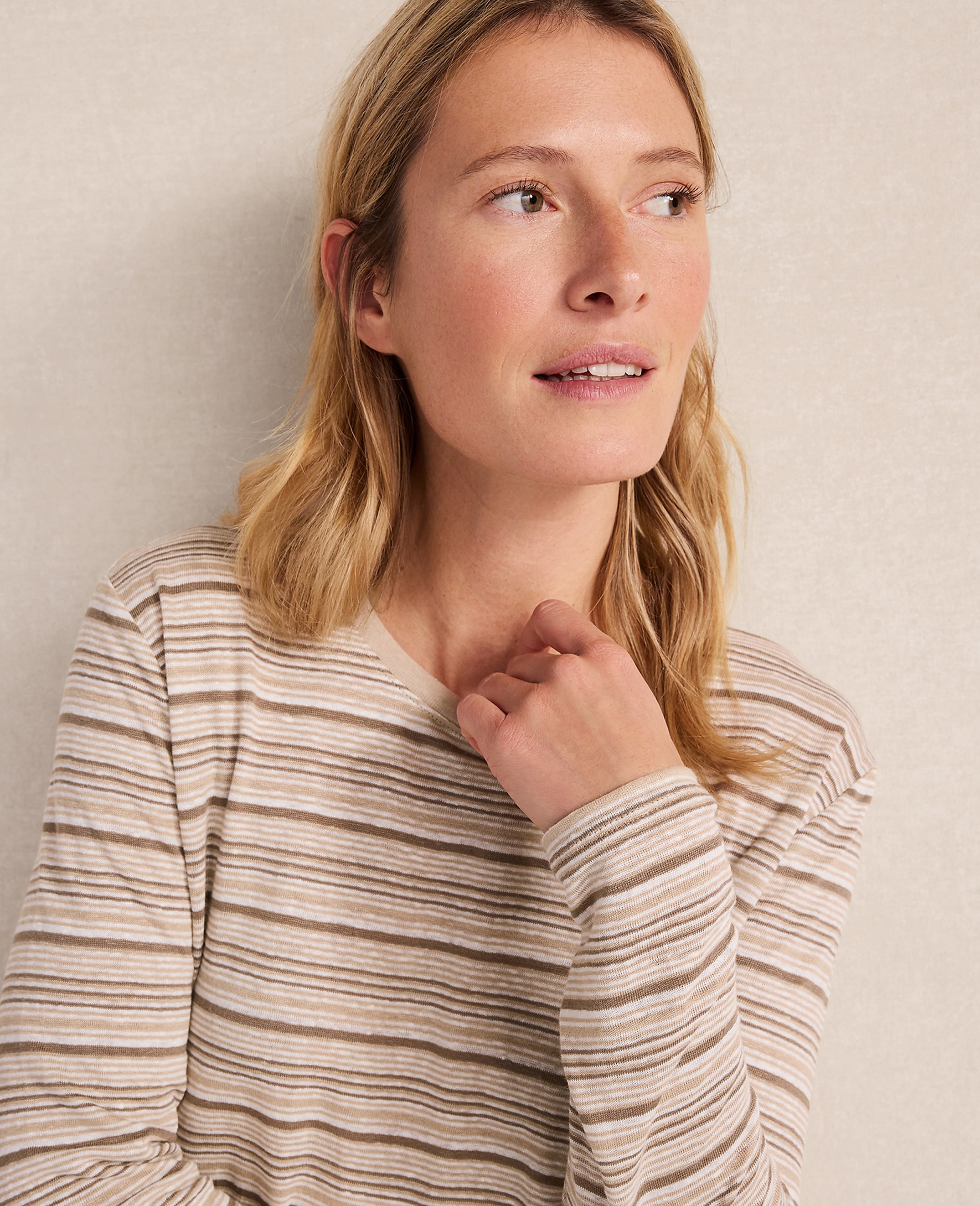 Haven Well Within Linen Jersey Crewneck Tee - thumbnail 3