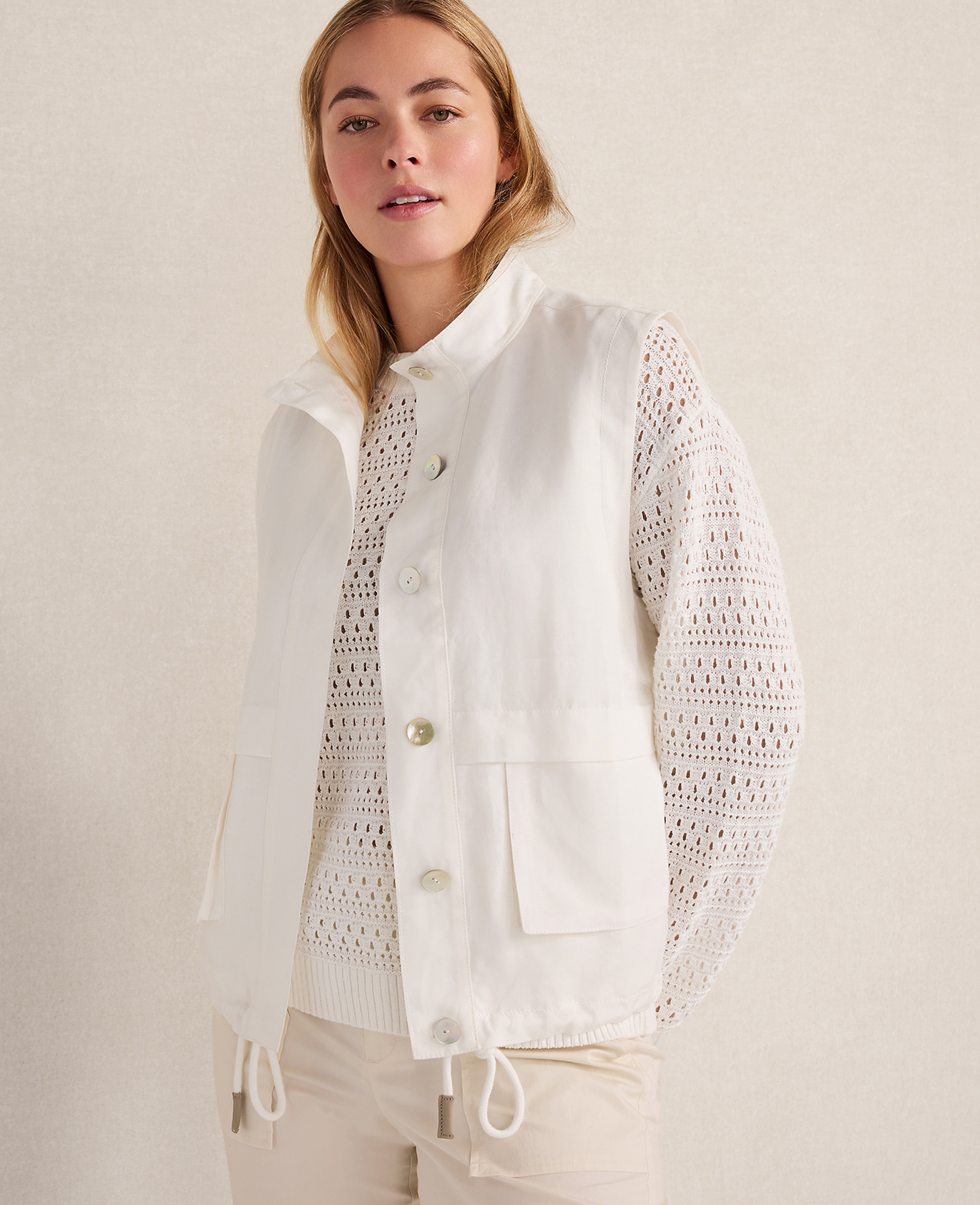 Haven Well Within Linen Blend Vest