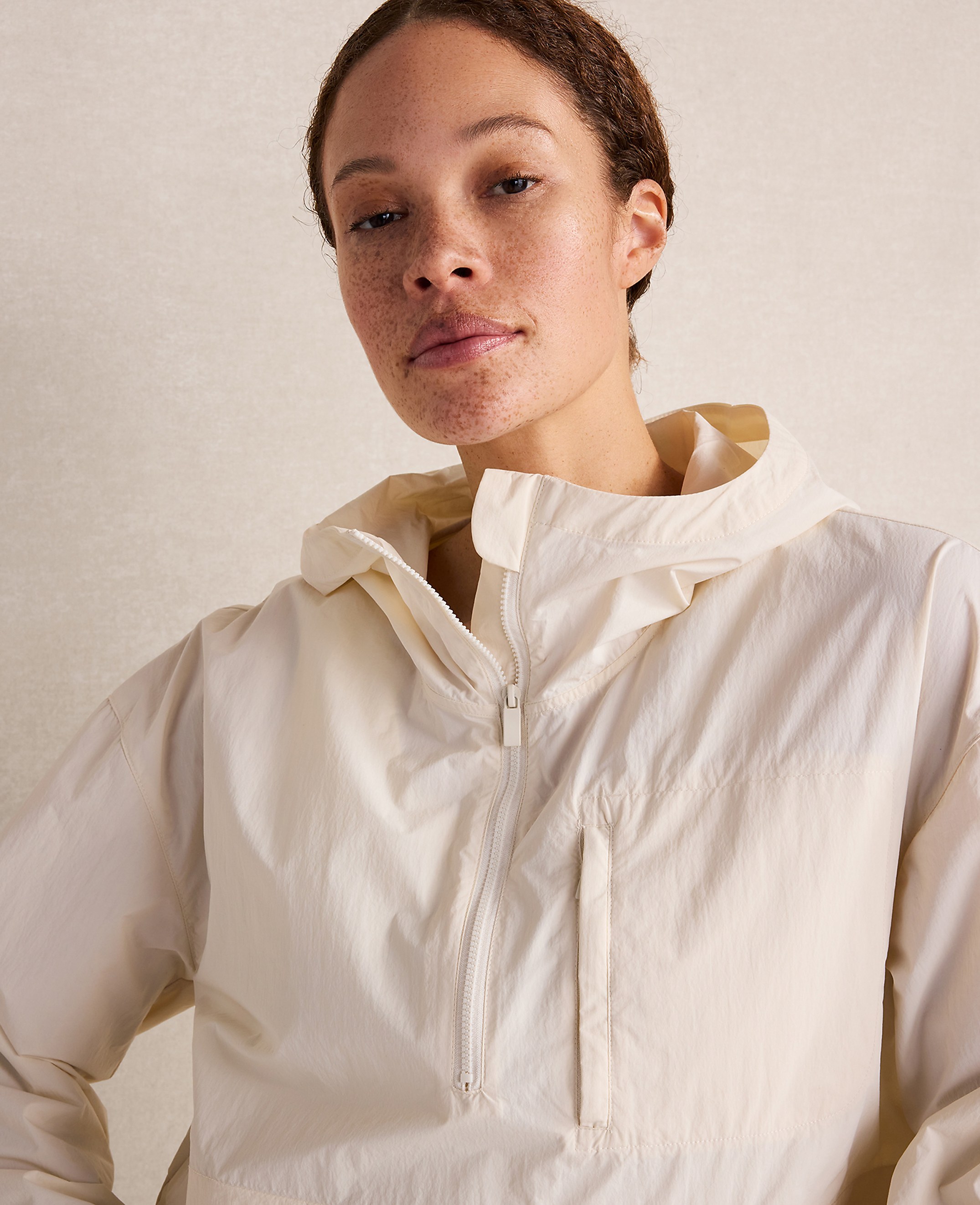 Haven Well Within Crinkle Nylon Half-Zip Hooded Jacket - thumbnail 3