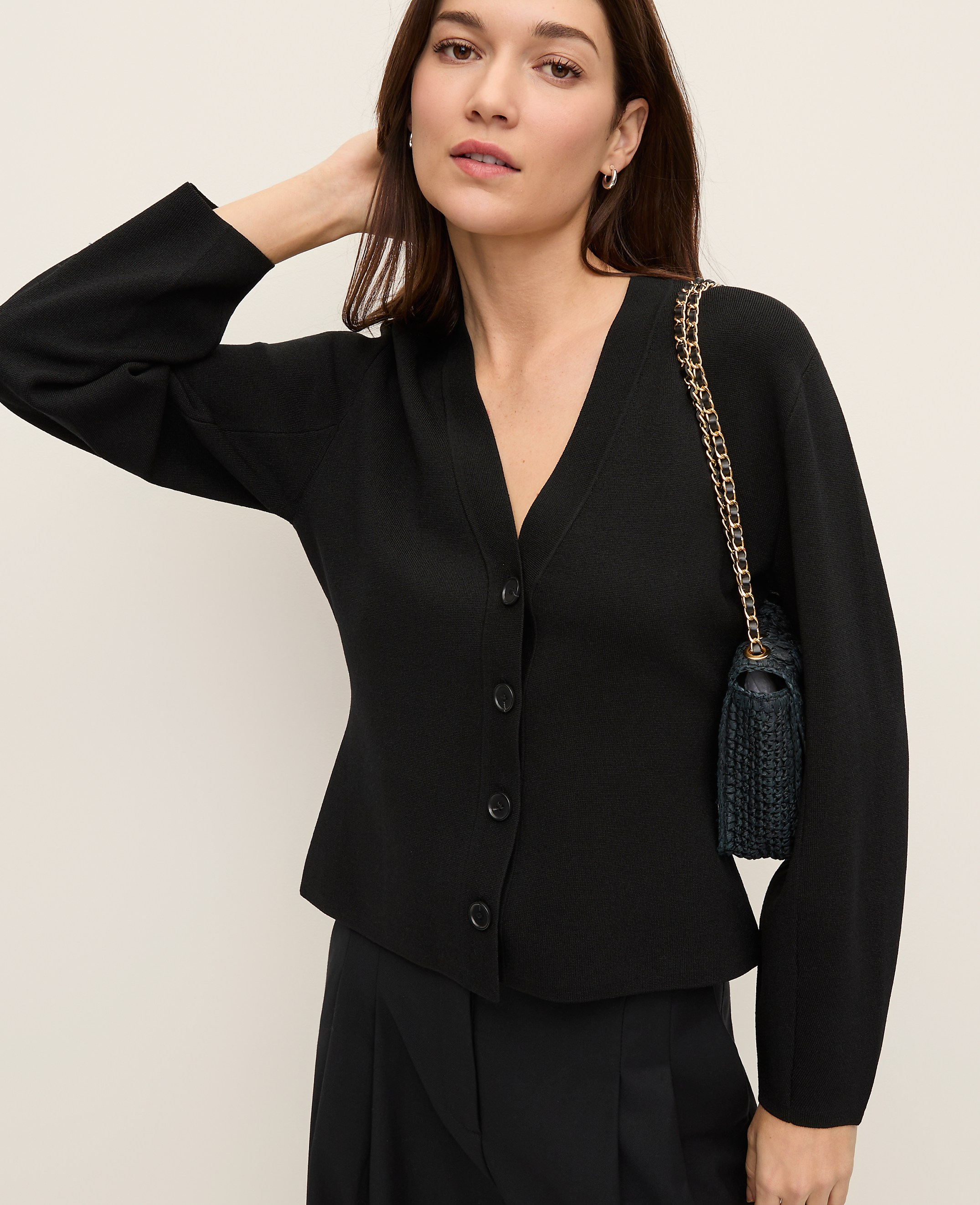 V-Neck Cardigan