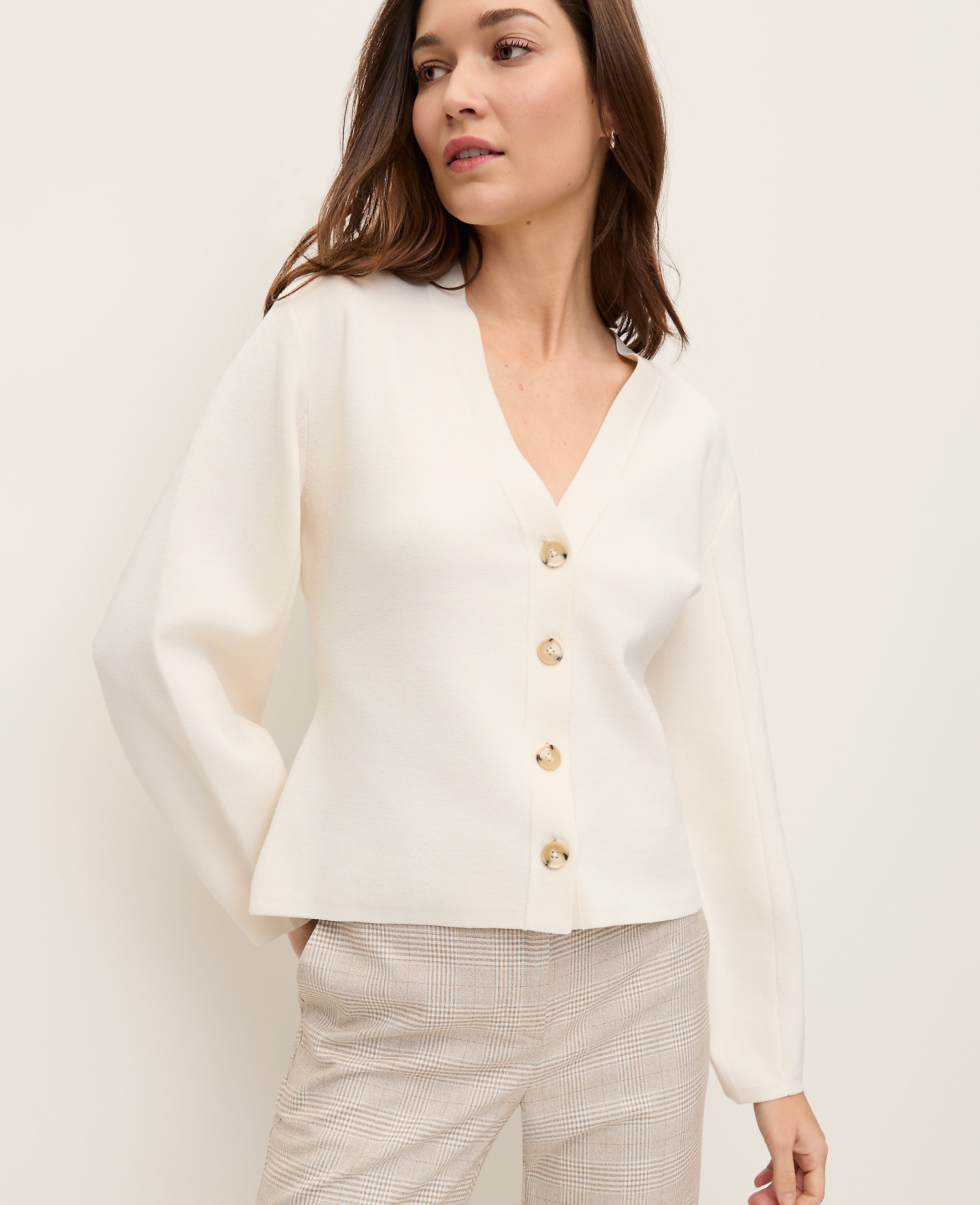 V-Neck Cardigan