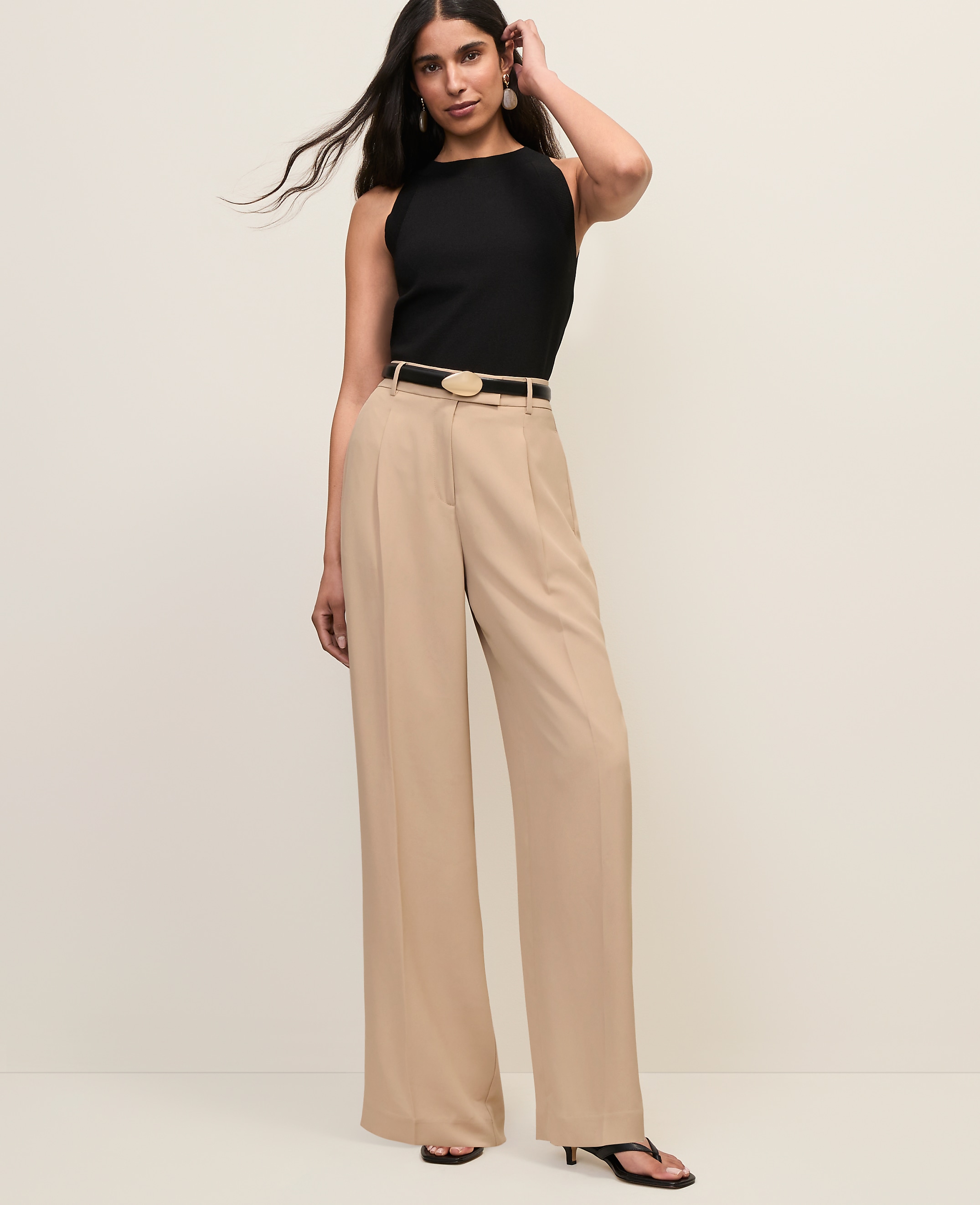 The Pleated Straight Pant