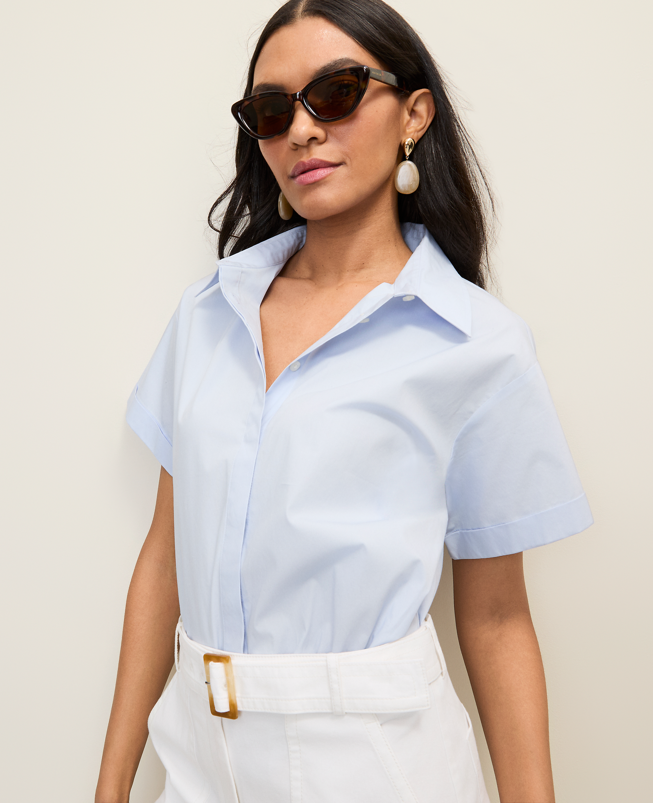 Petite Weekend Button Down Shirt