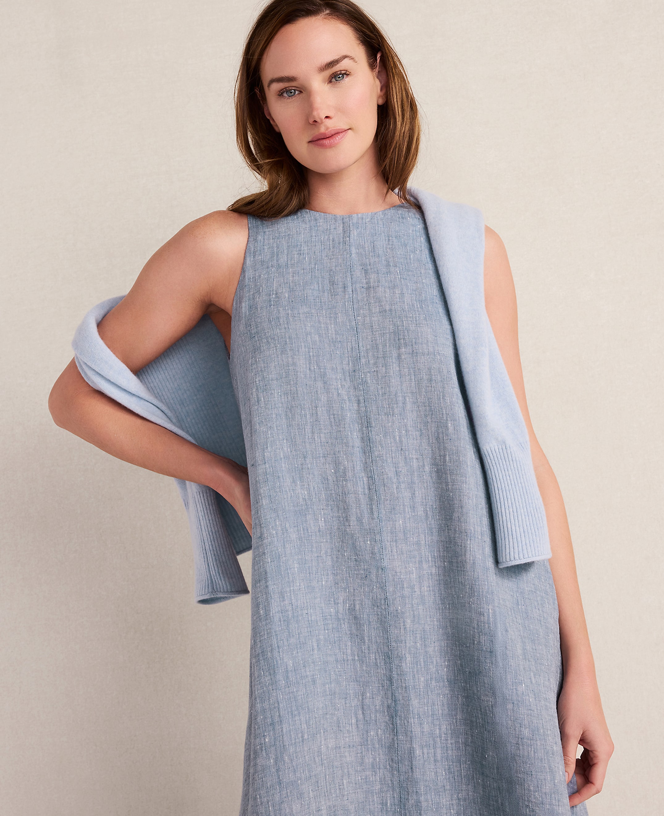 Haven Well Within Linen Boat Neck Maxi Dress - thumbnail 5