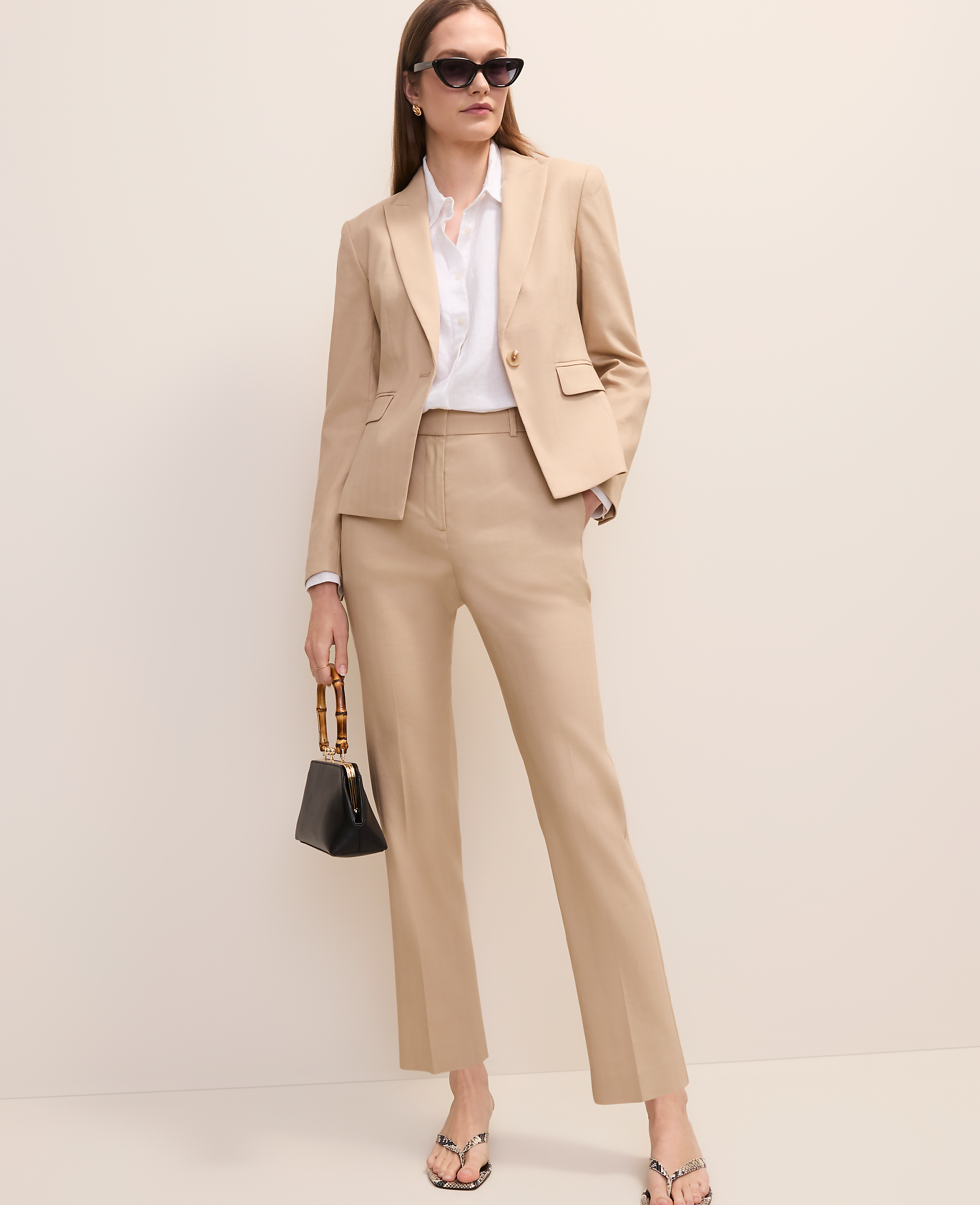 The Everyday Ankle Pant in Linen Blend