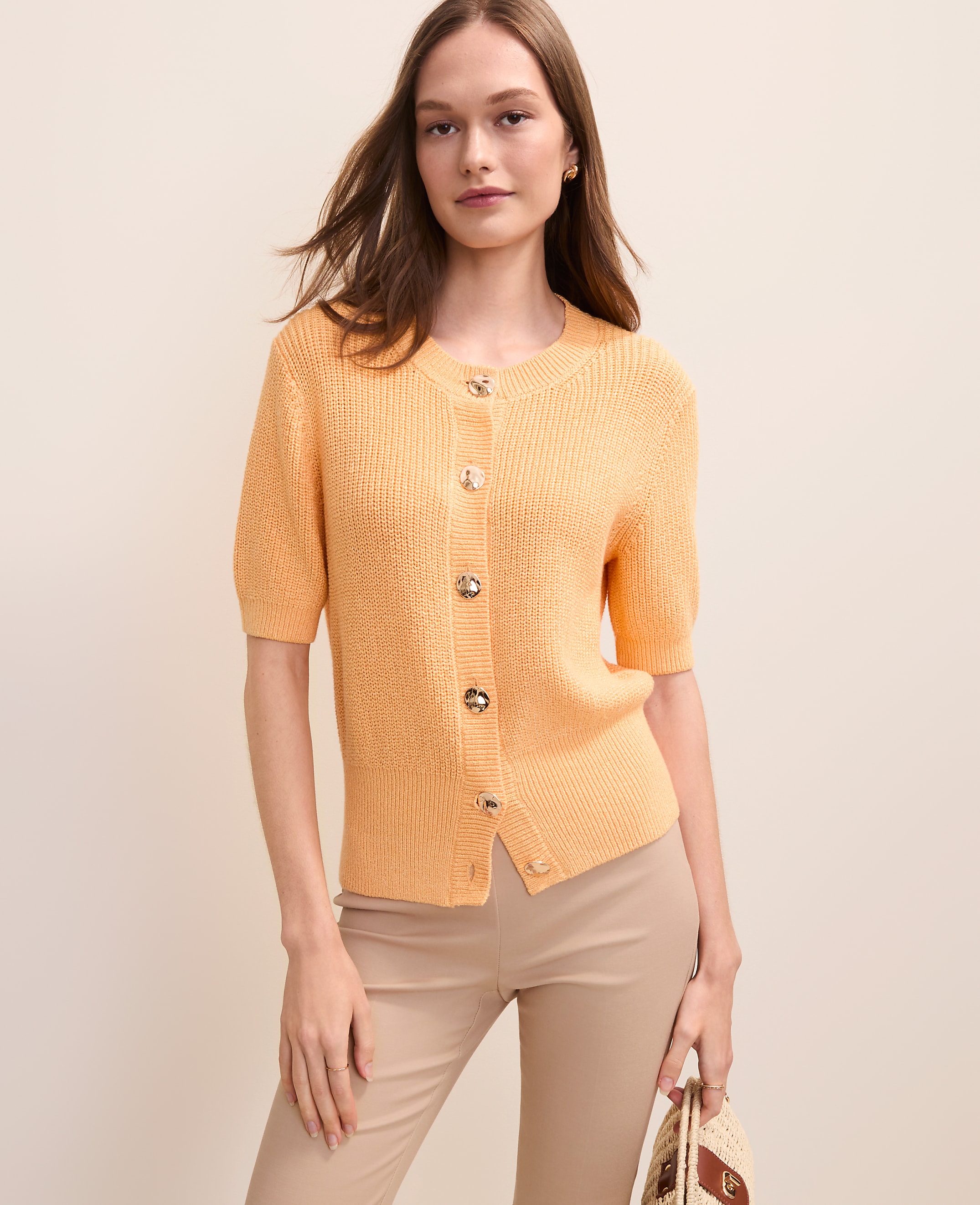 Elbow Sleeve Cardigan