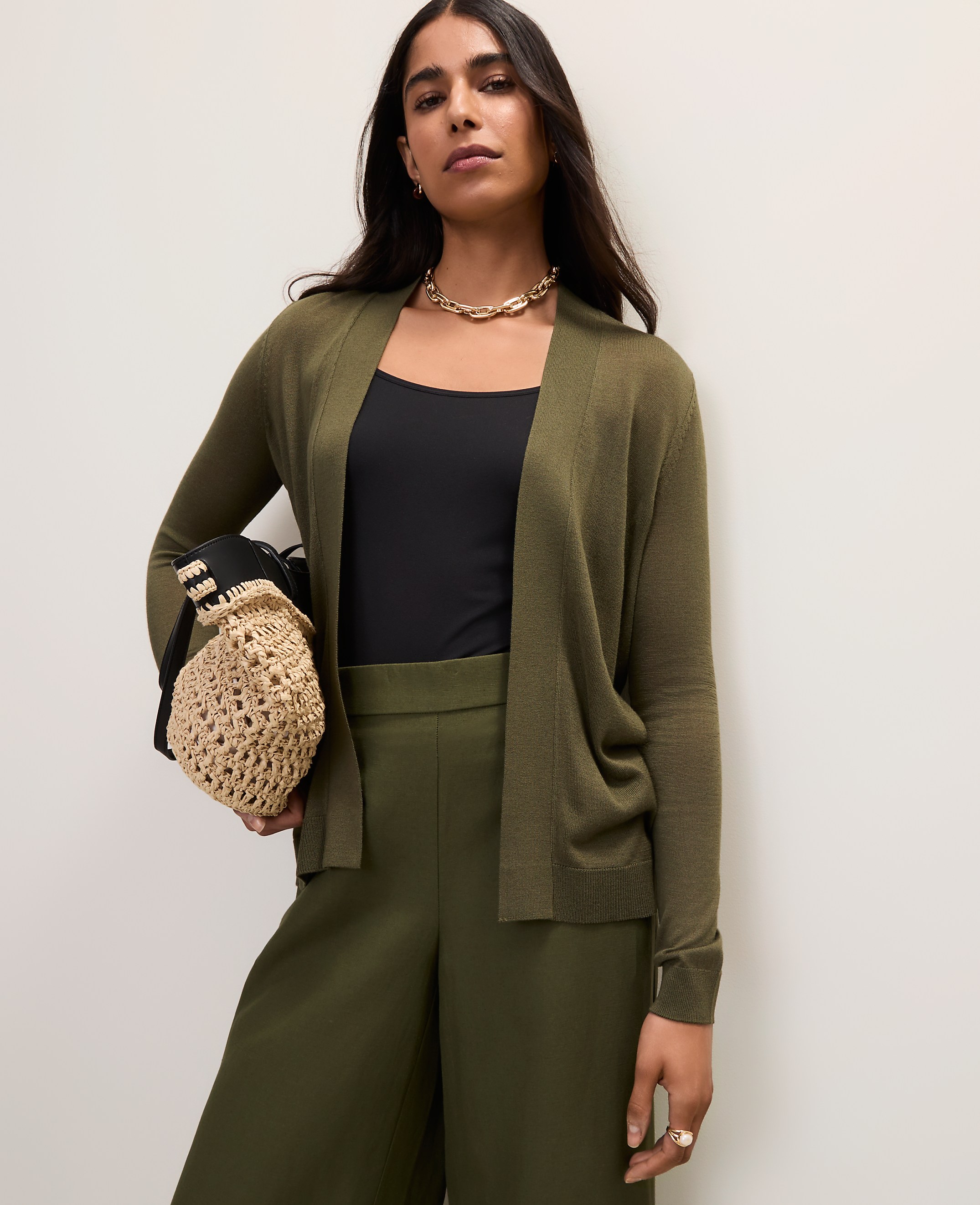 Essential Open Cardigan