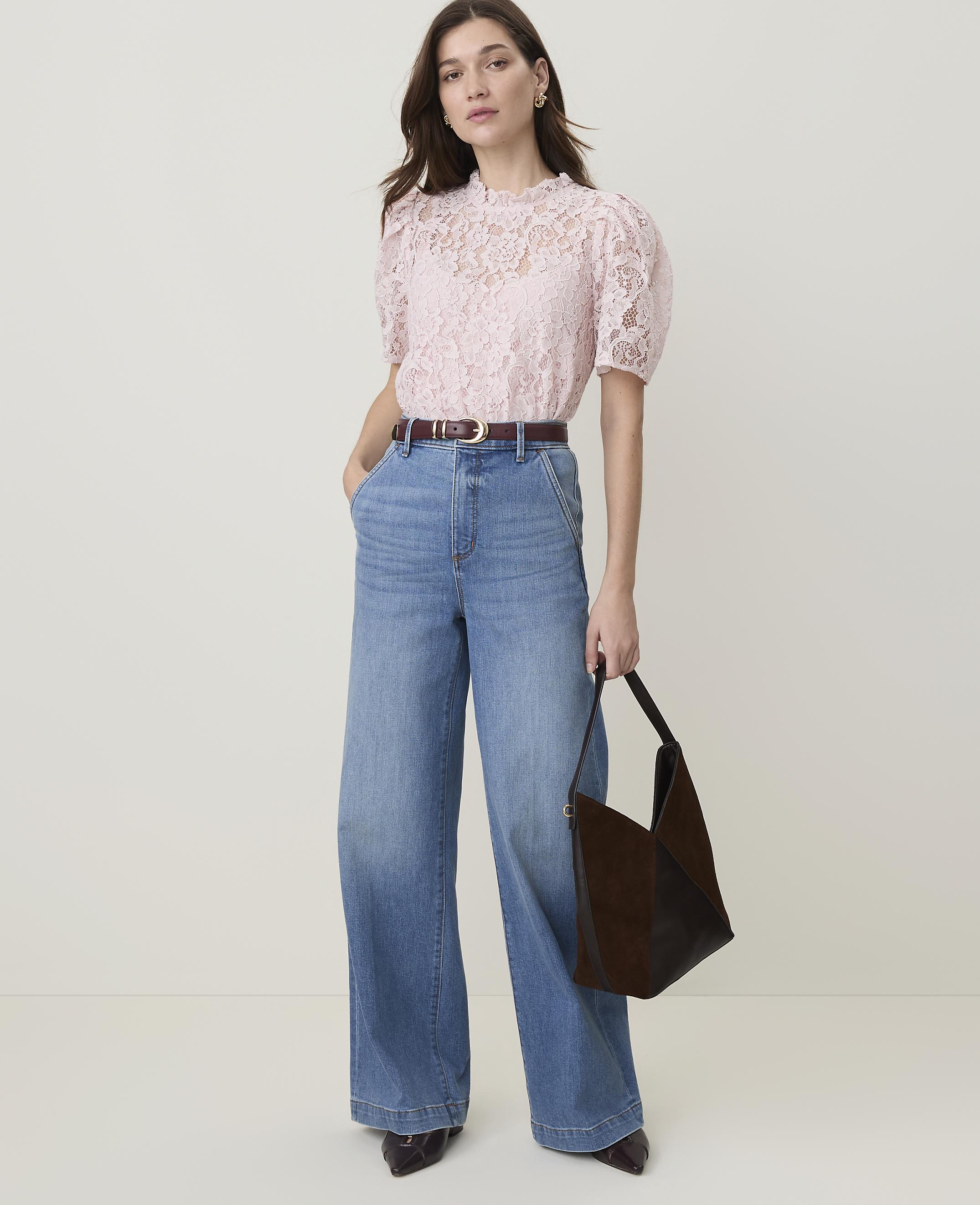 The Petite Denim Trouser