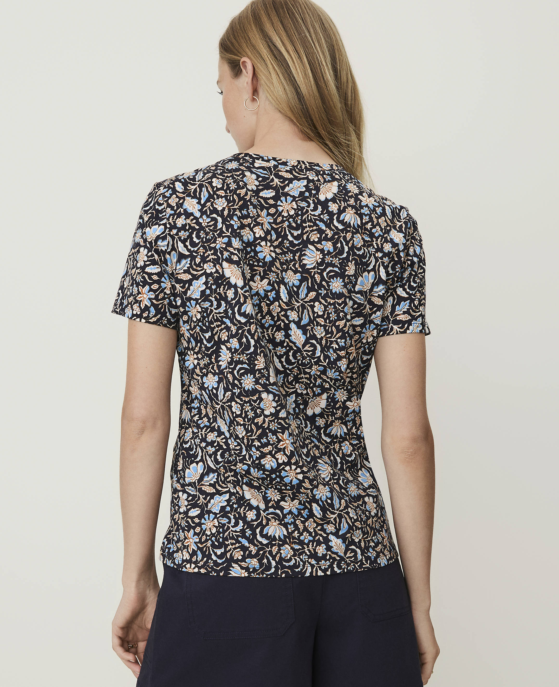 Weekend Floral Crew Neck Tee - thumbnail 3