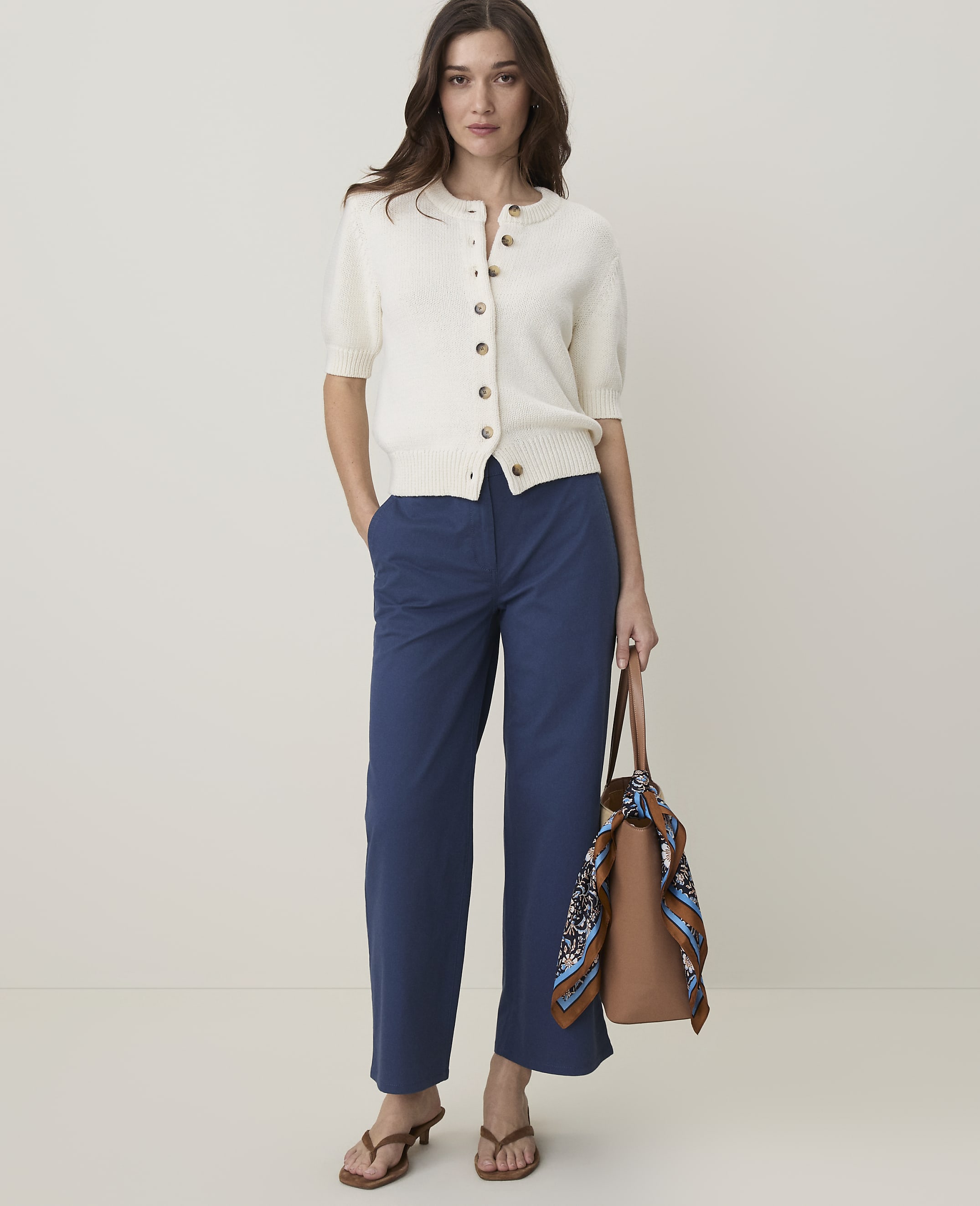 Petite Weekend Straight Ankle Pant